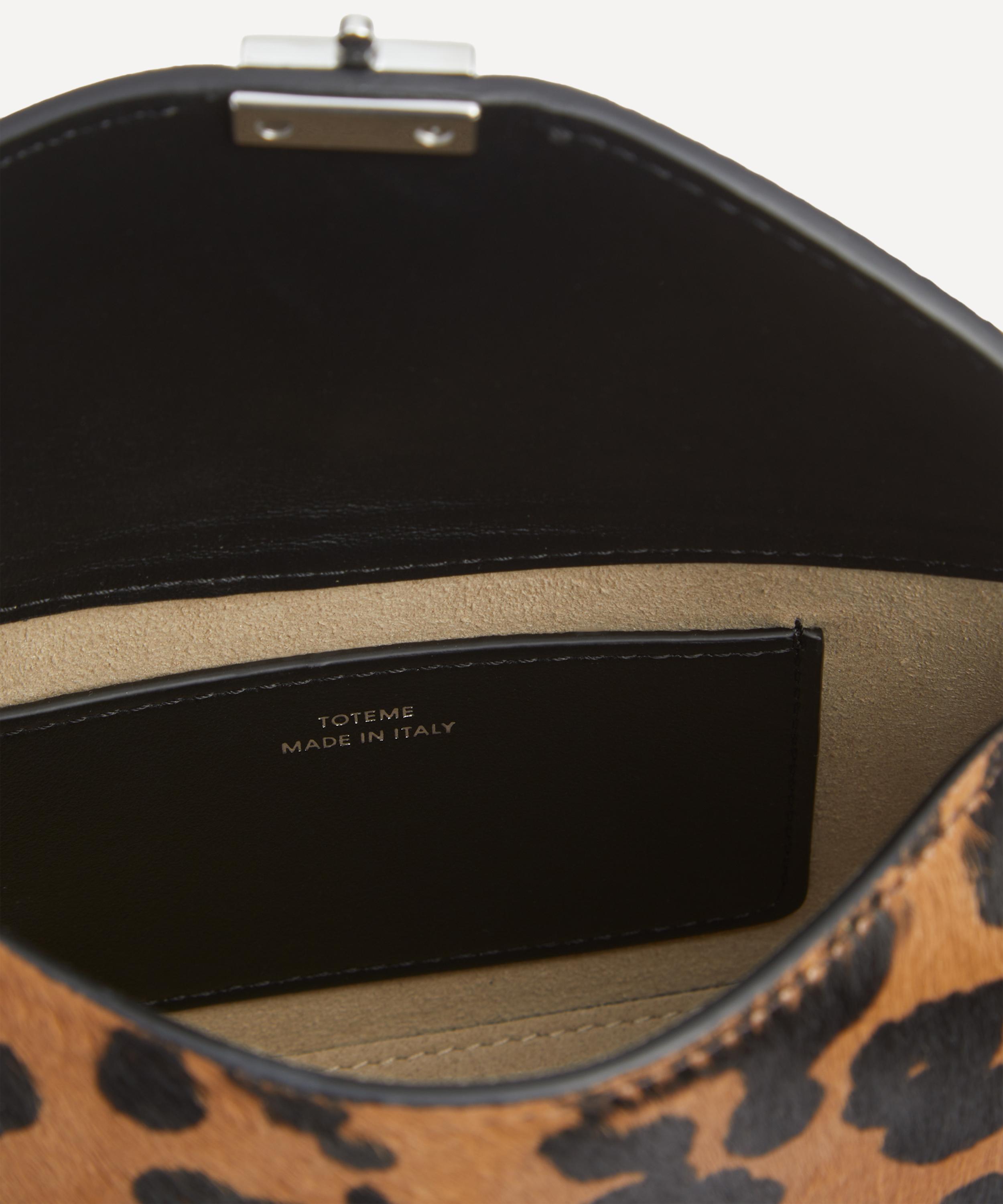 Toteme - Mini T-Lock Leather Clutch image number 5