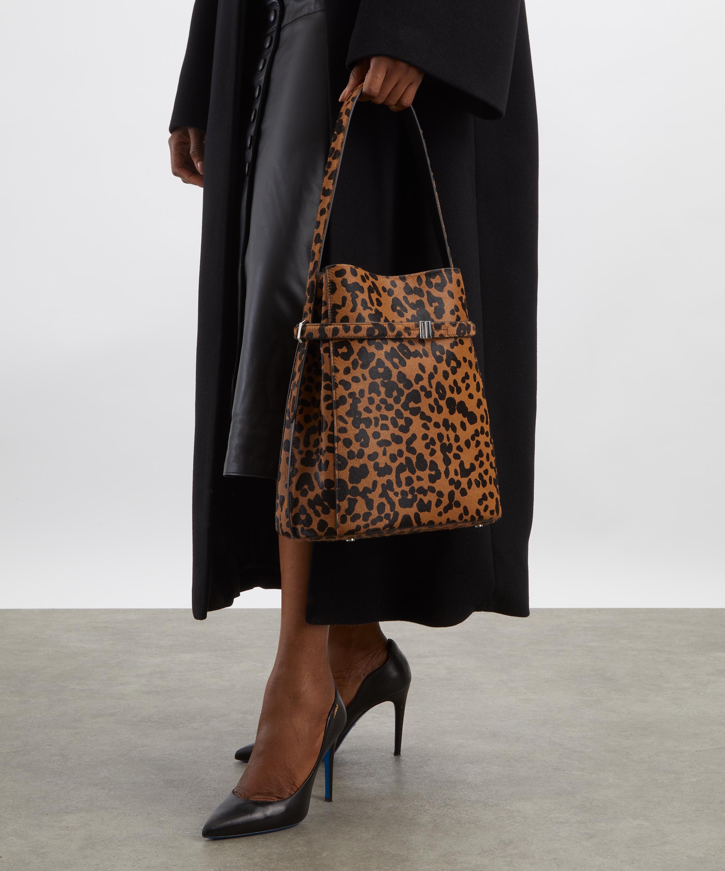 Toteme - Belted Pony-Hair Bucket Bag image number 1