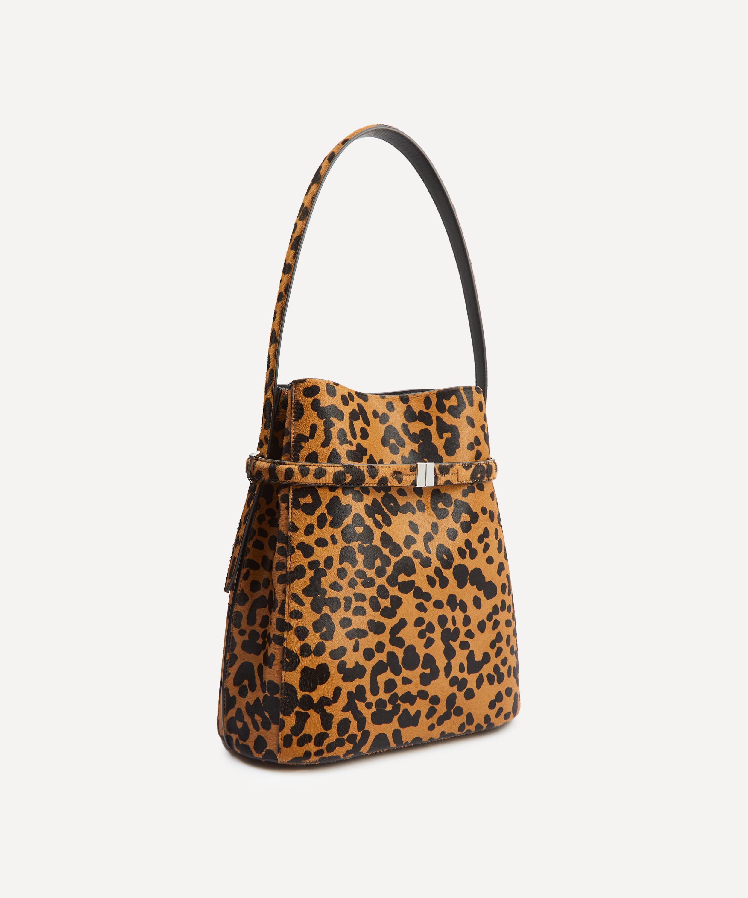 Toteme - Belted Pony-Hair Bucket Bag image number 2