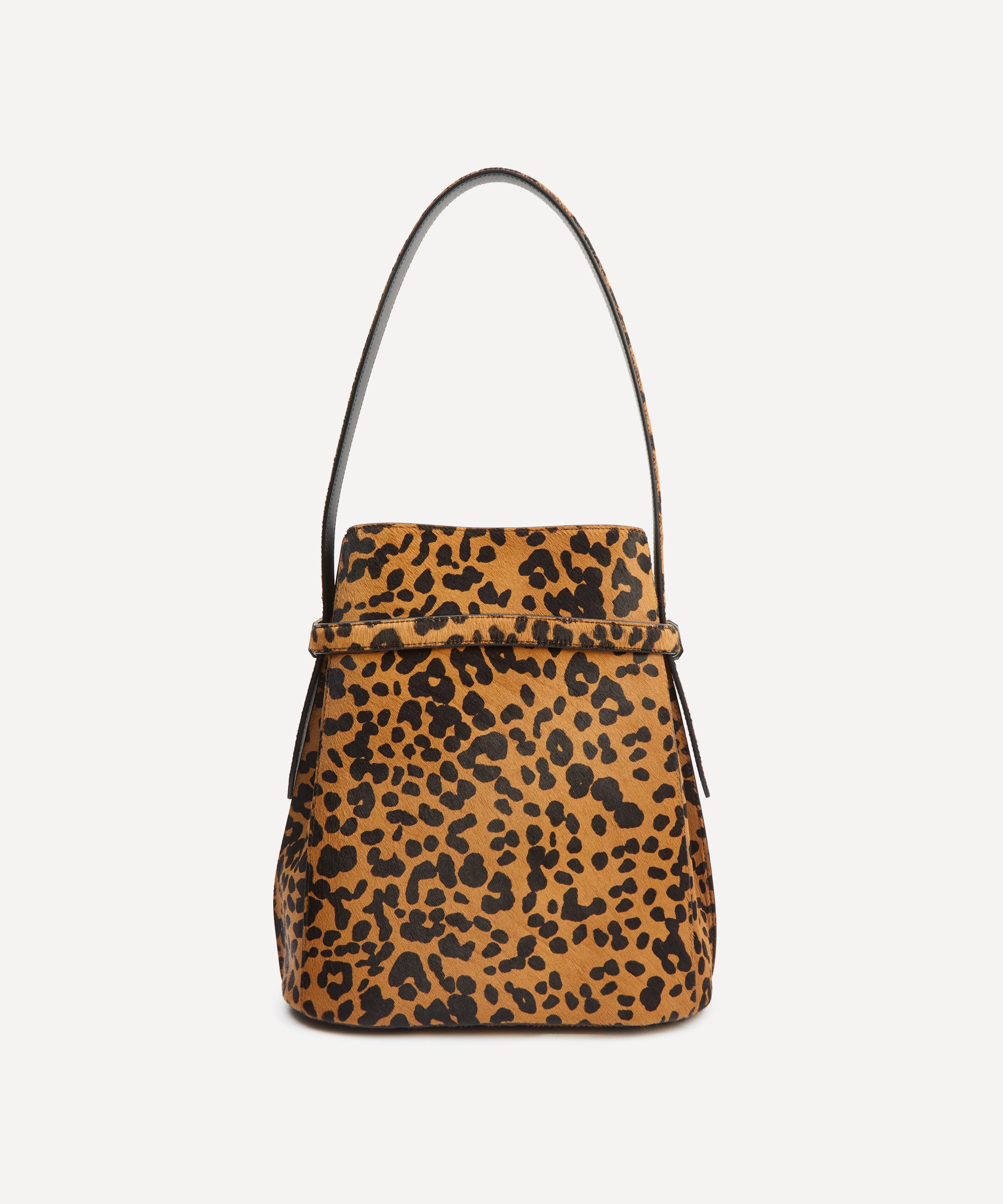 Toteme - Belted Pony-Hair Bucket Bag image number 3