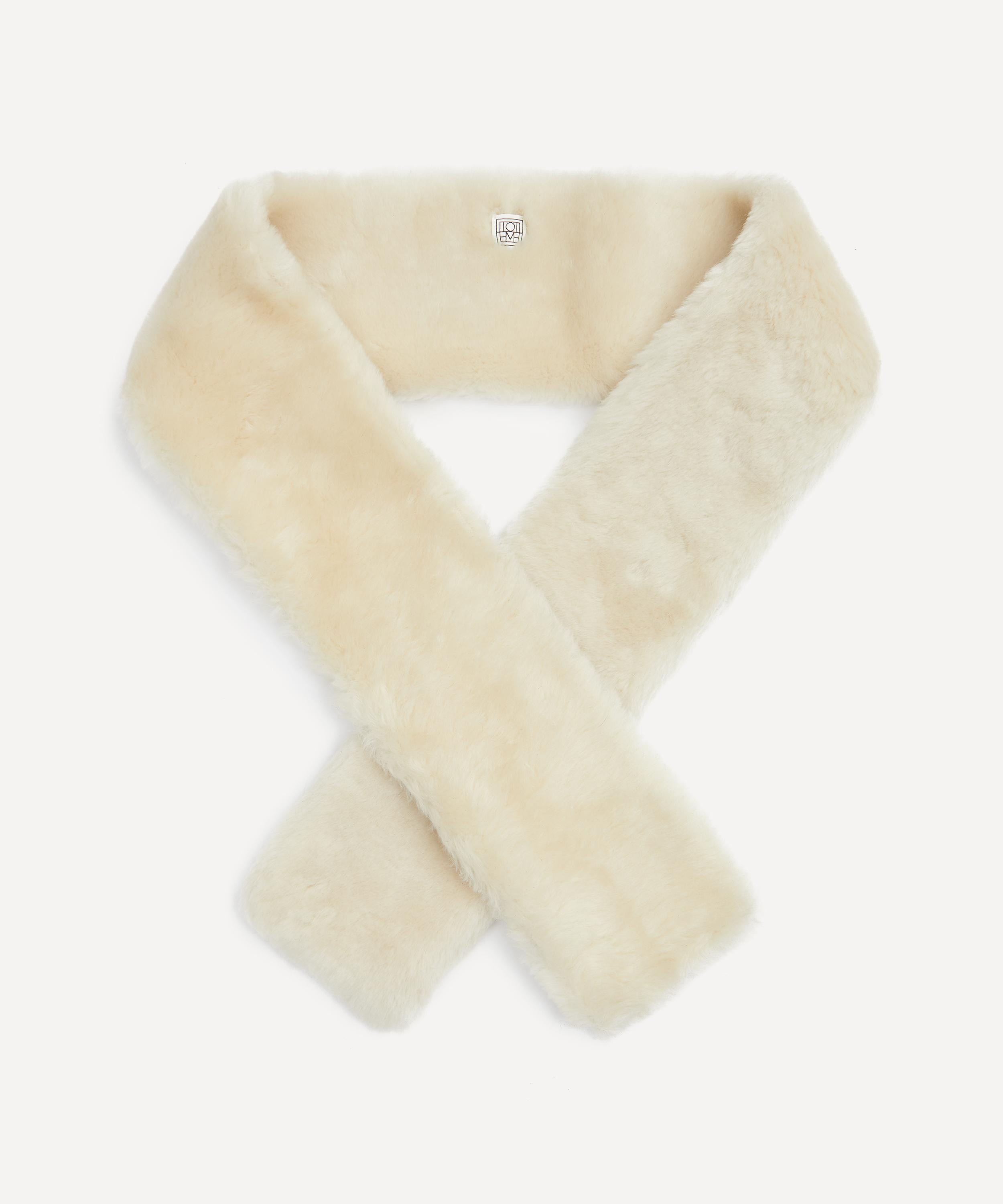 Toteme - Shearling Tuxedo Scarf