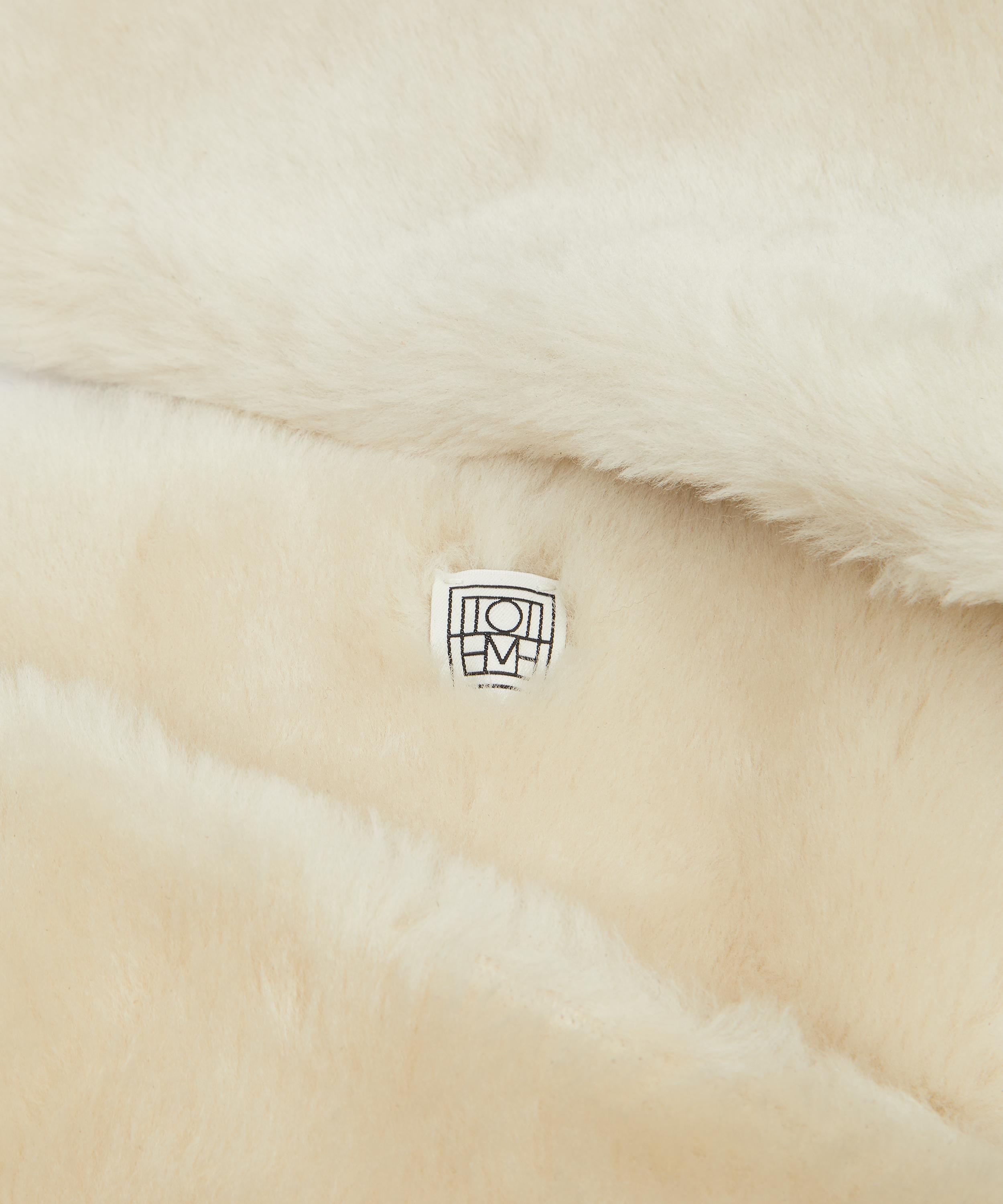 Toteme - Shearling Tuxedo Scarf image number 3