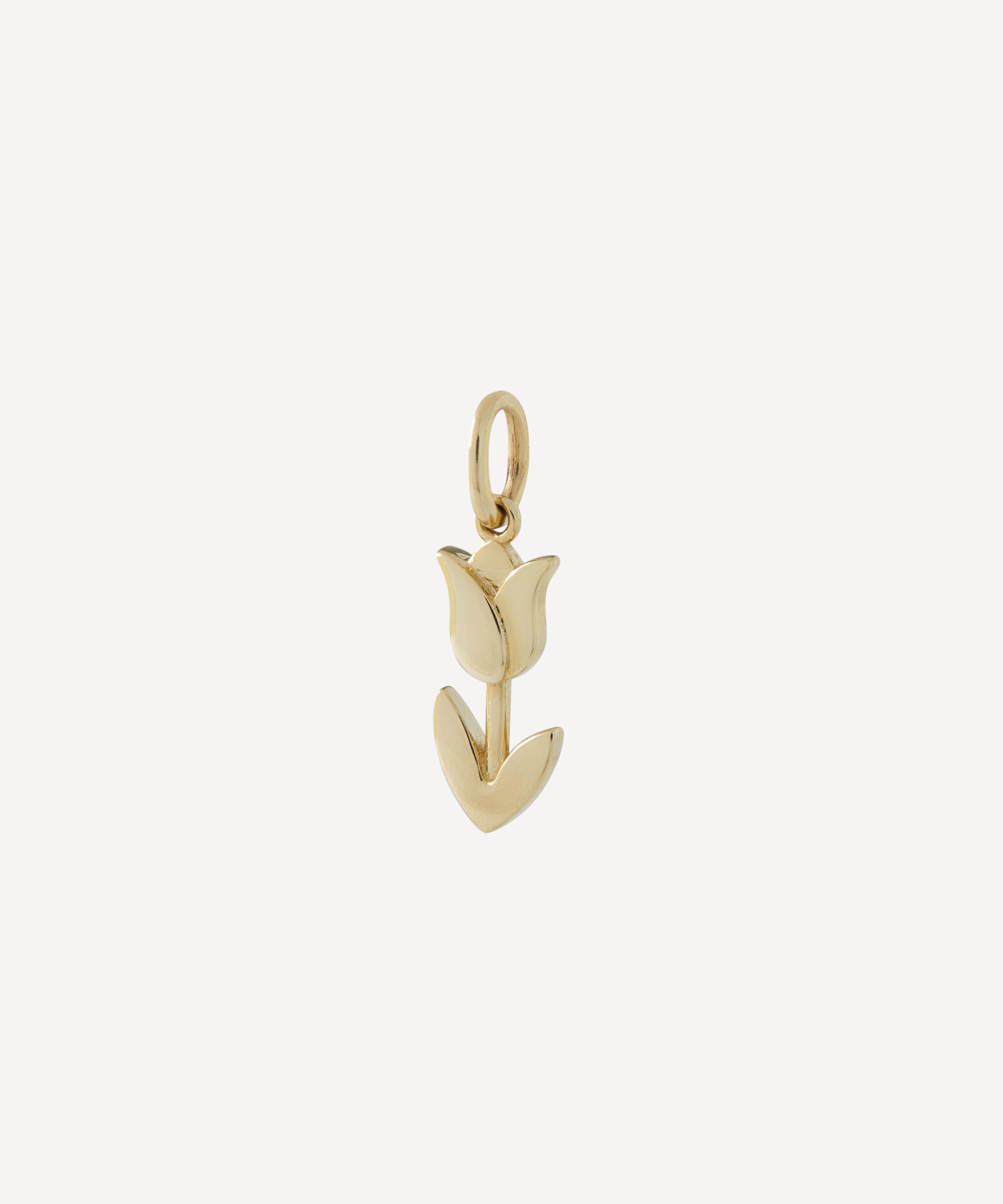 Liberty - 9ct Gold Tulip Flower Pendant image number 2
