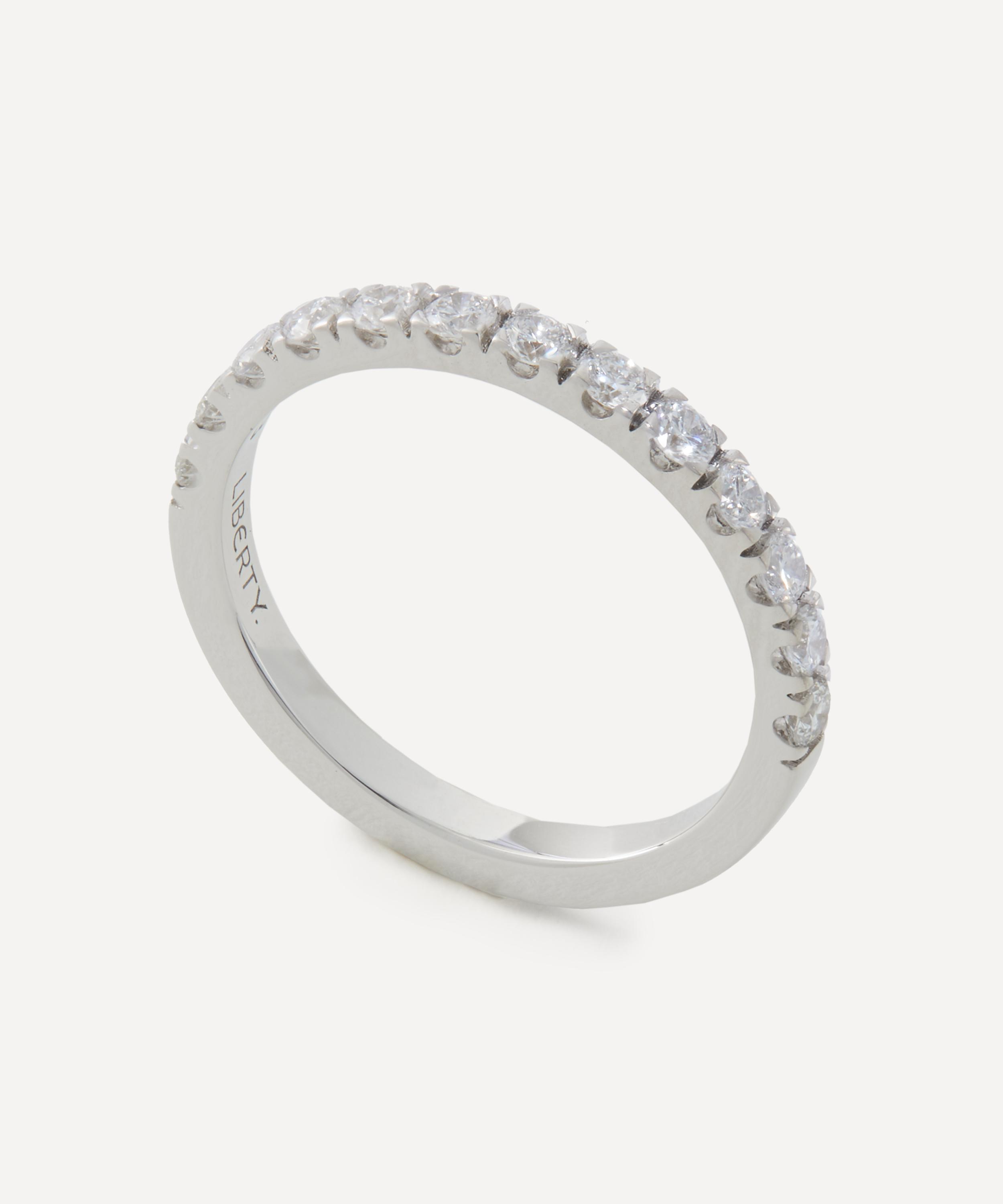 Liberty - 18ct White Gold Diamond Tennis Ring image number 0