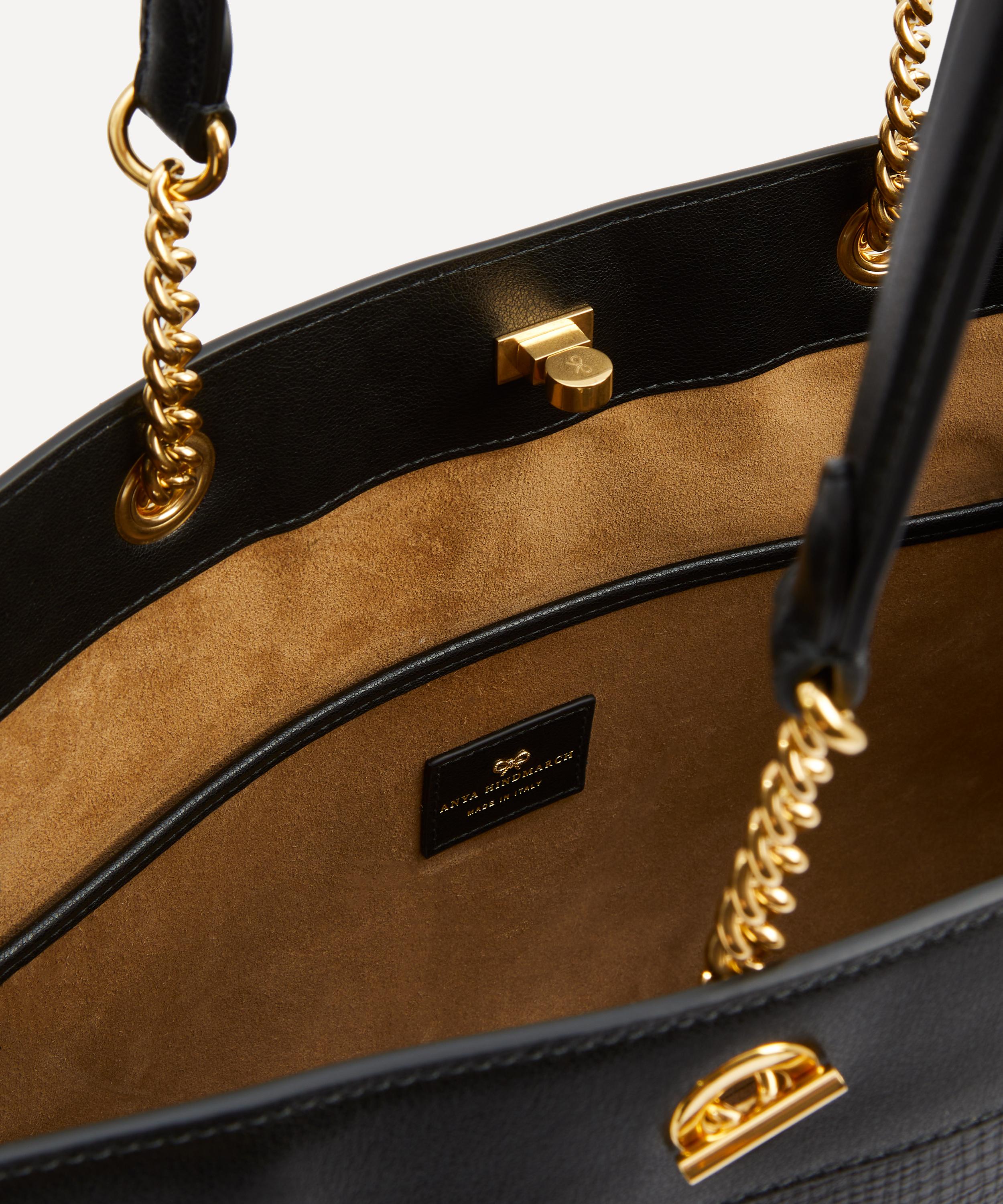 Anya Hindmarch - Mortimer Eyelet Chain Leather Tote Bag image number 5