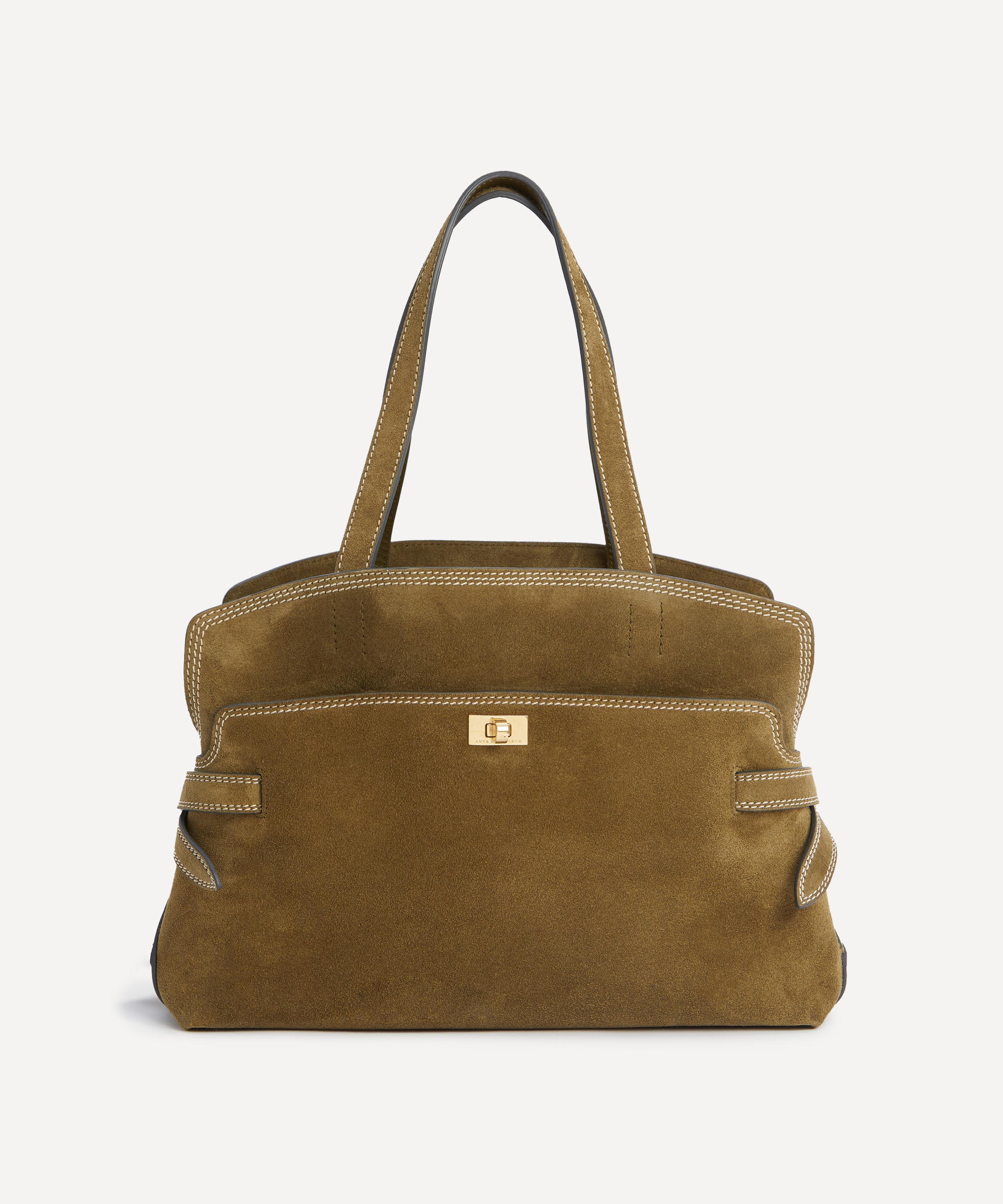 Anya Hindmarch - Wilson Stitch Suede Shoulder Bag image number 0