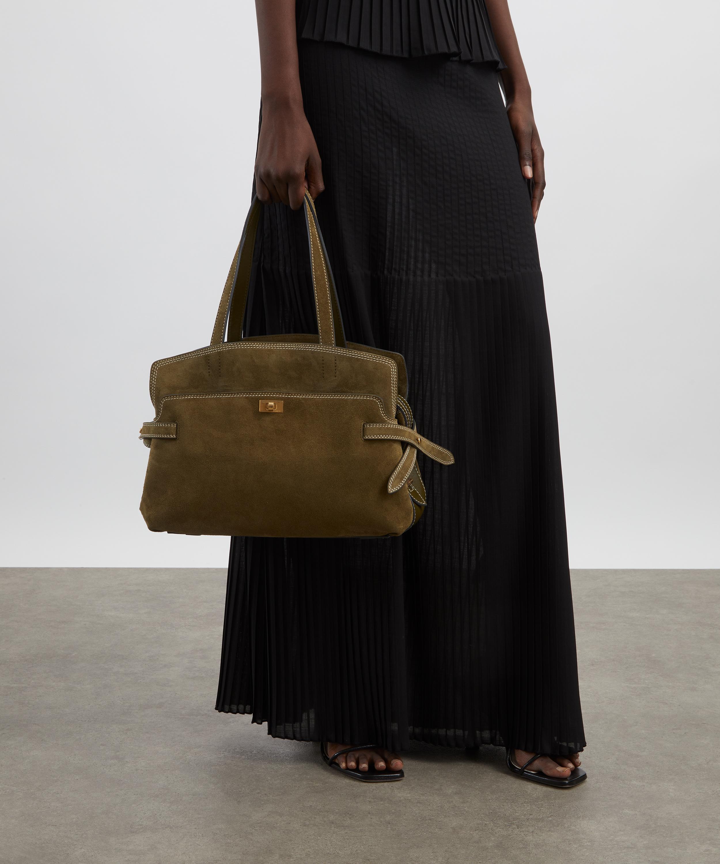 Anya Hindmarch - Wilson Stitch Suede Shoulder Bag image number 1