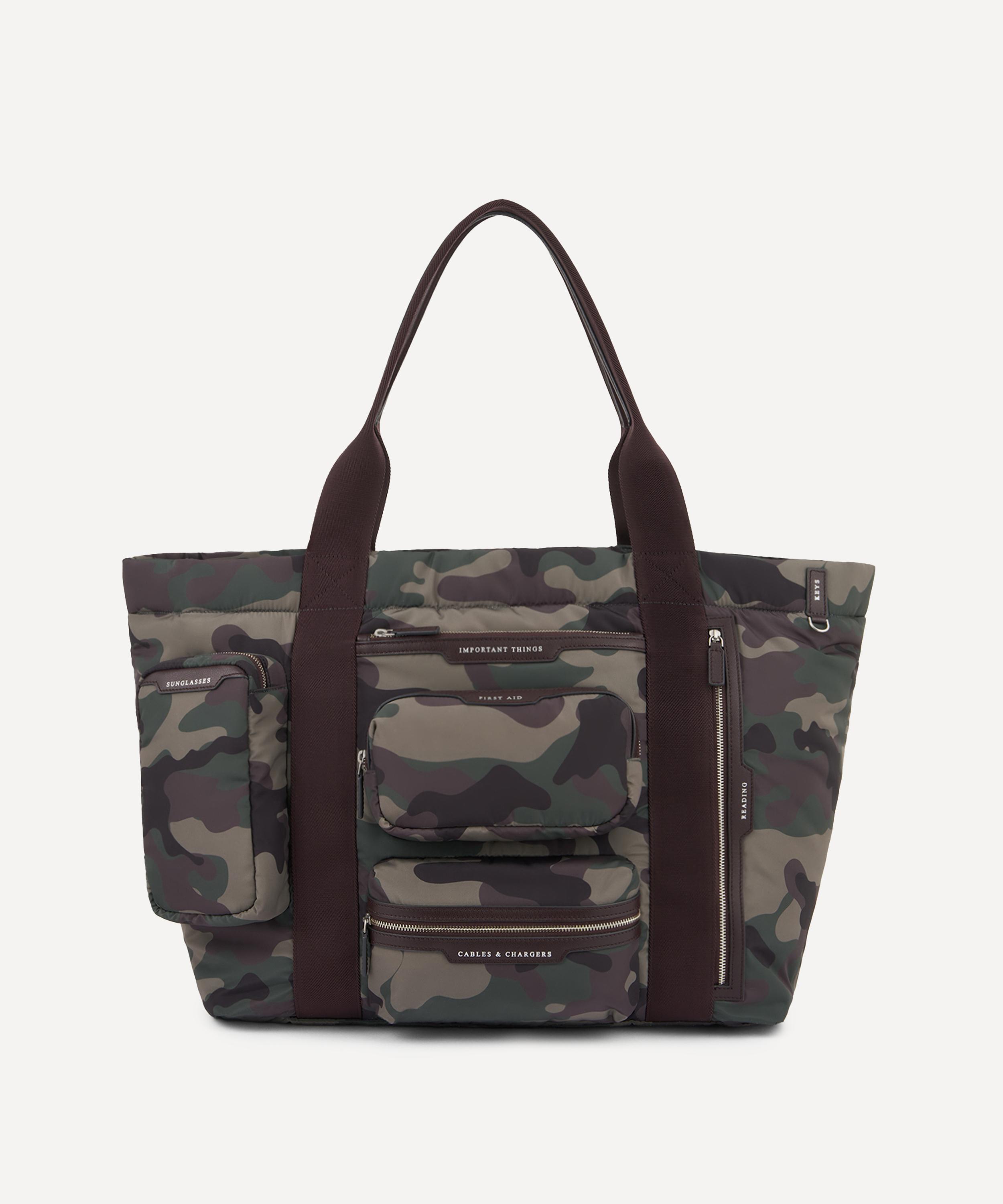 Anya Hindmarch - Camouflage EW Multi Pocket Mini Crossbody Tote Bag image number 0