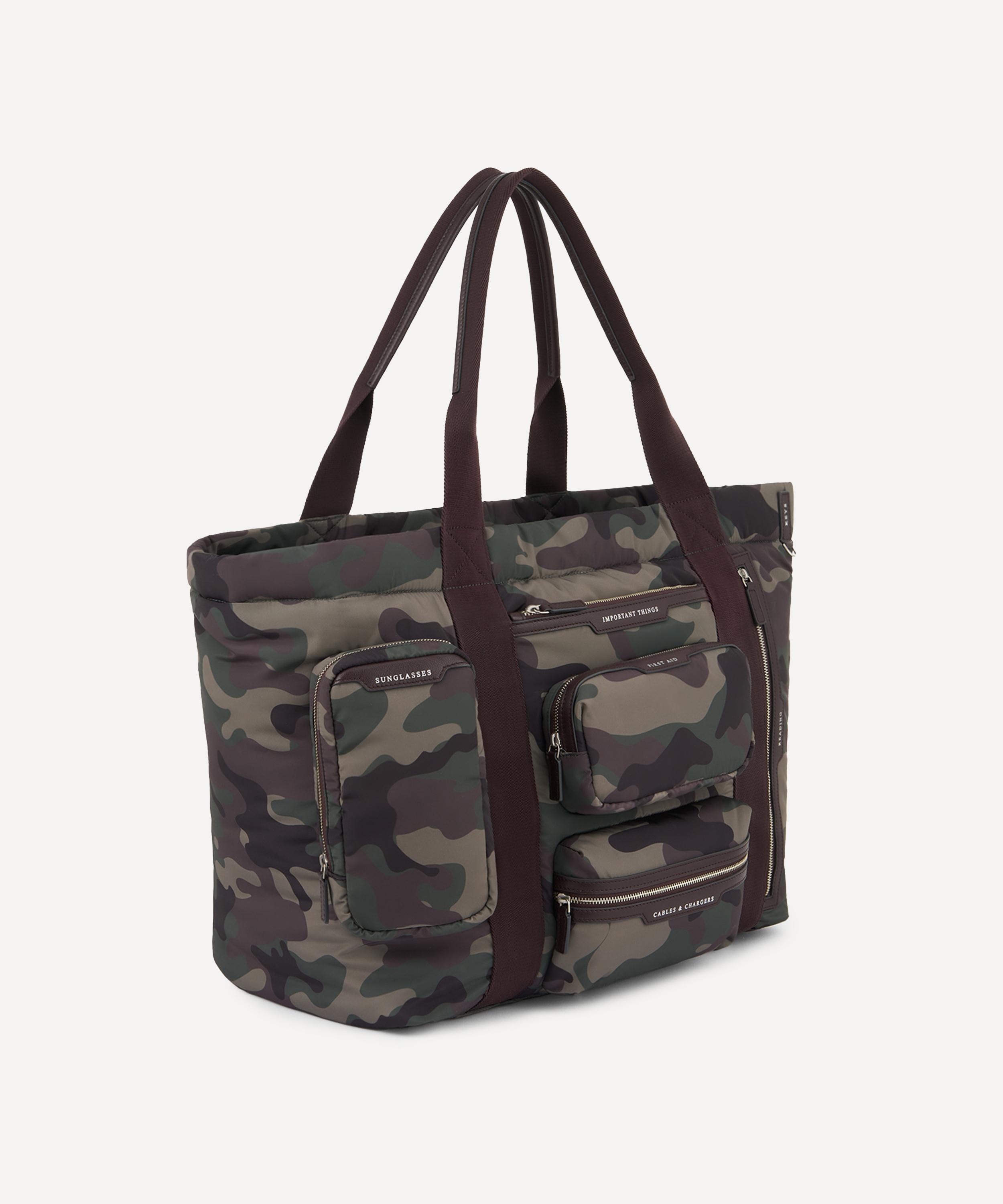 Anya Hindmarch - Camouflage EW Multi Pocket Mini Crossbody Tote Bag image number 2