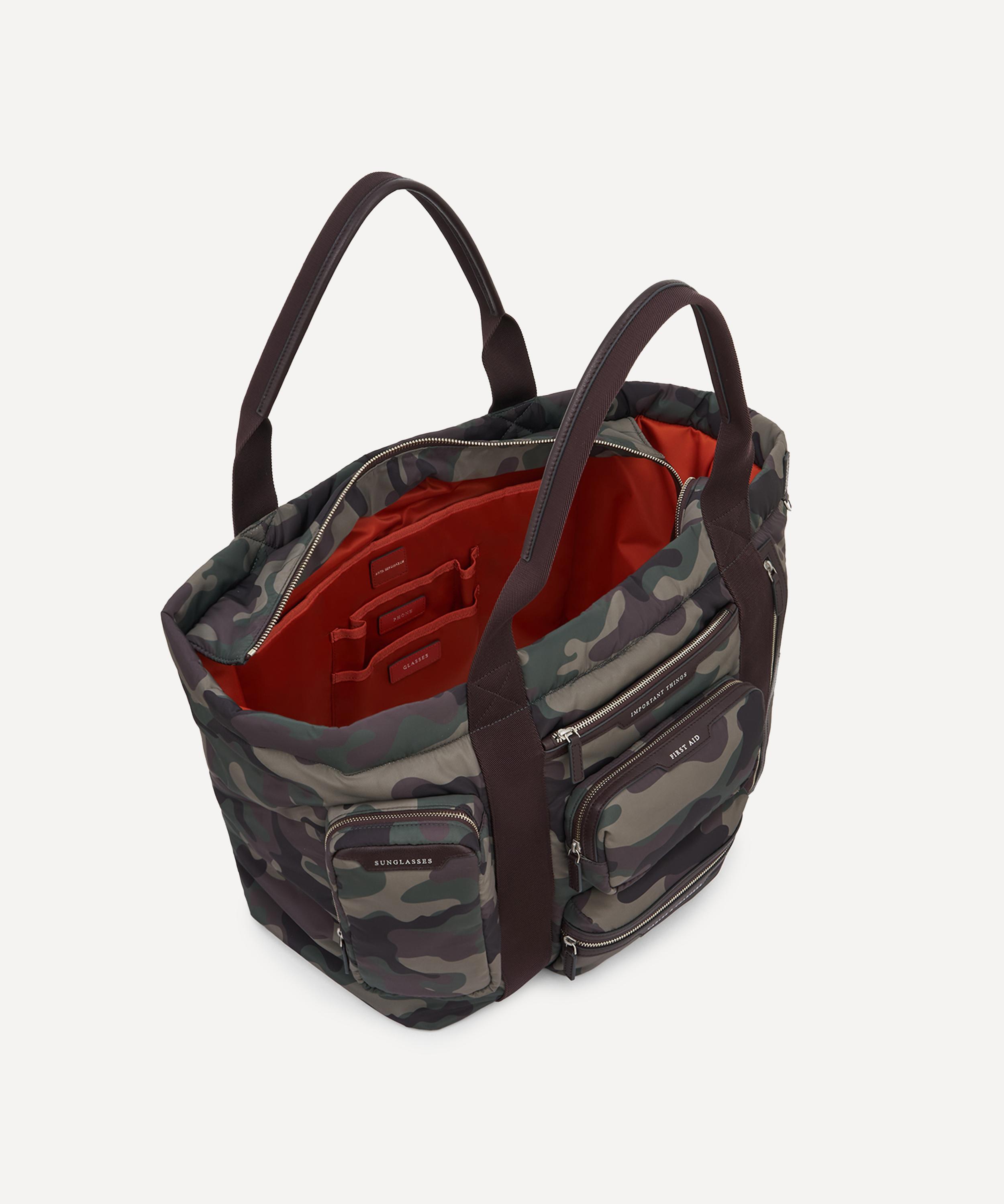 Anya Hindmarch - Camouflage EW Multi Pocket Mini Crossbody Tote Bag image number 3
