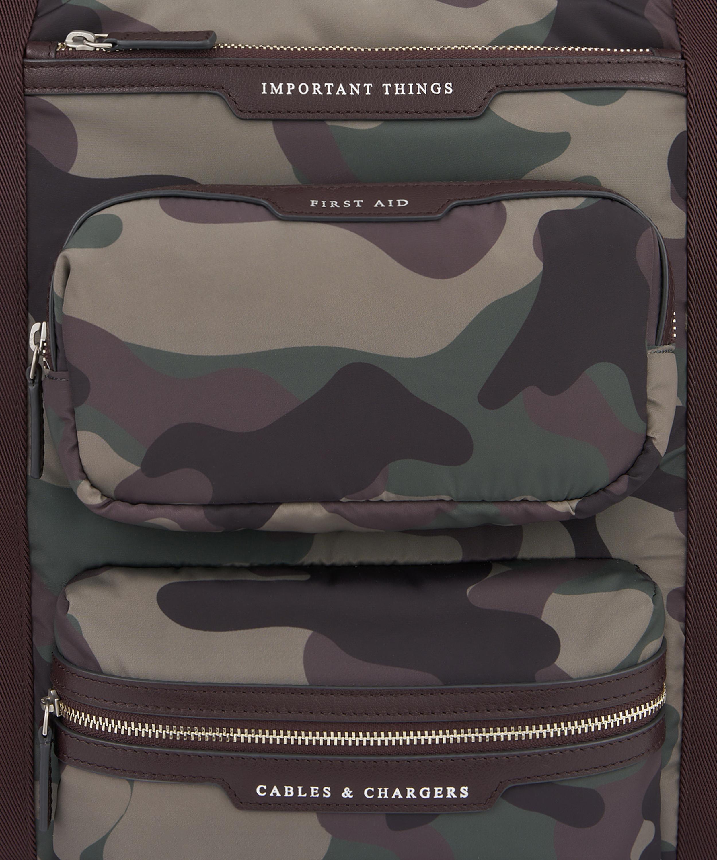 Anya Hindmarch - Camouflage EW Multi Pocket Mini Crossbody Tote Bag image number 4