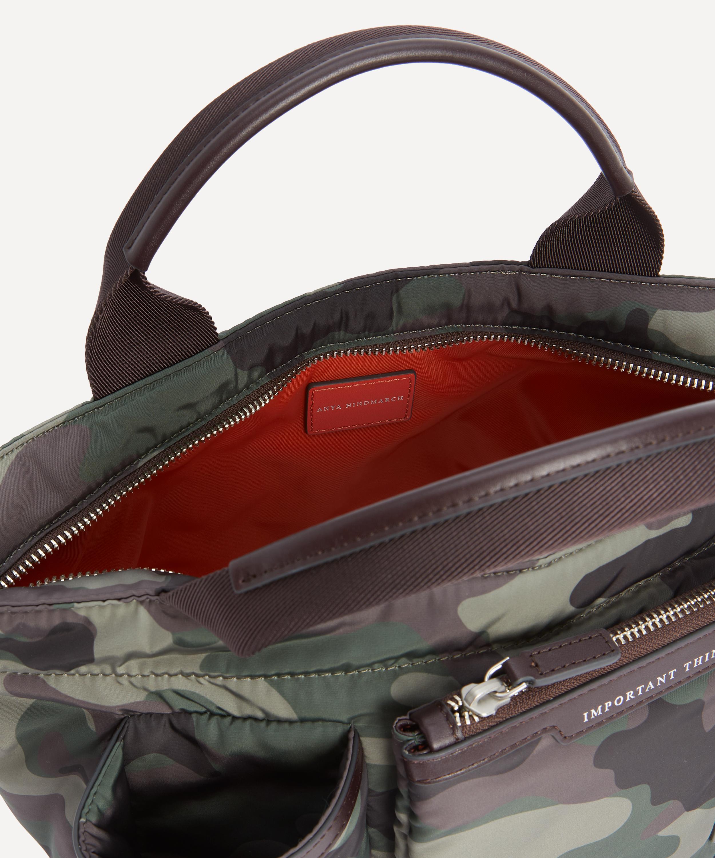 Anya Hindmarch - Camouflage EW Multi Pocket Mini Crossbody Tote Bag image number 5