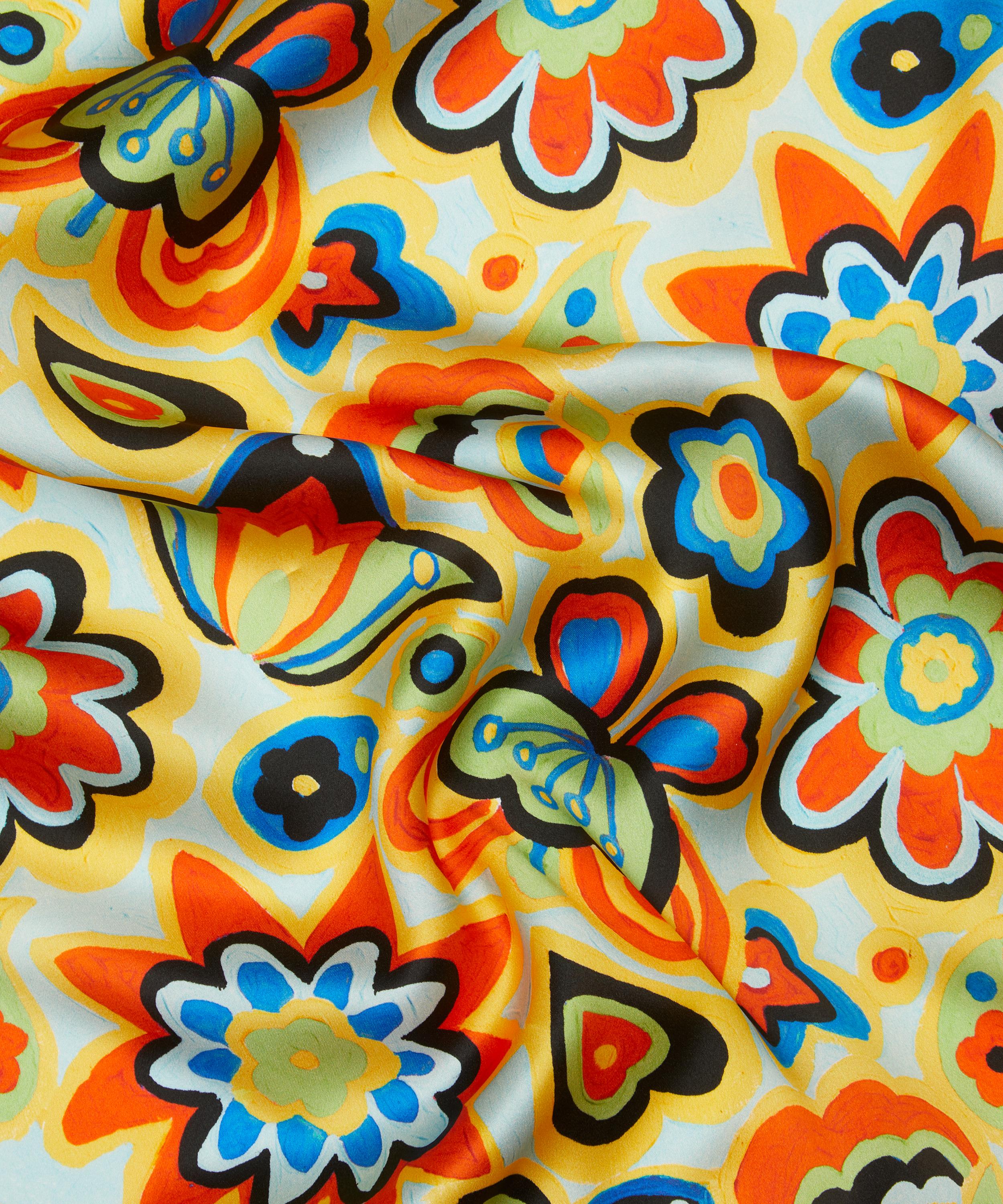 Liberty Fabrics - Peace and More Love Silk Satin image number 3
