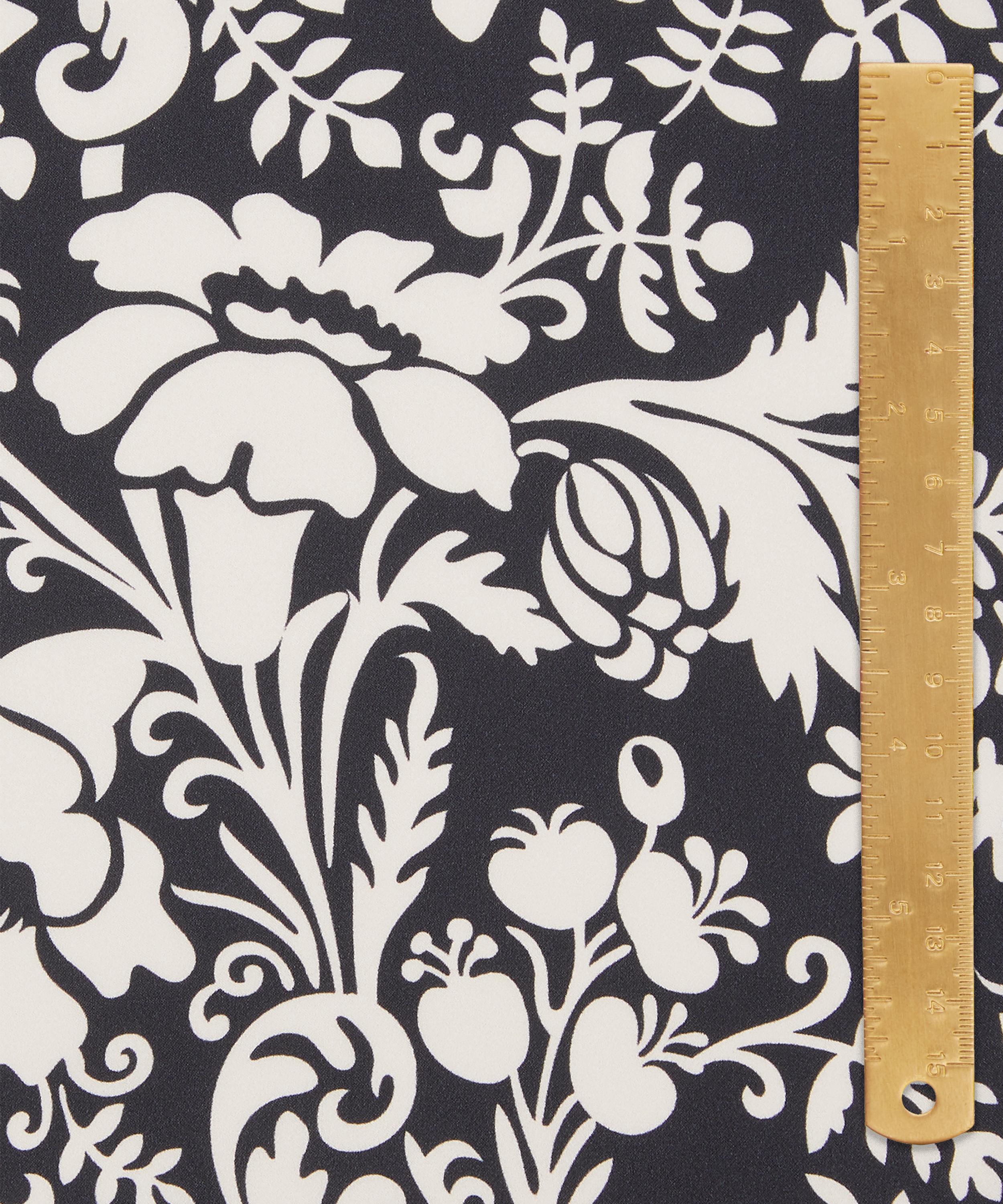 Liberty Fabrics - Flamboyance Silhouette Silk Satin image number 4