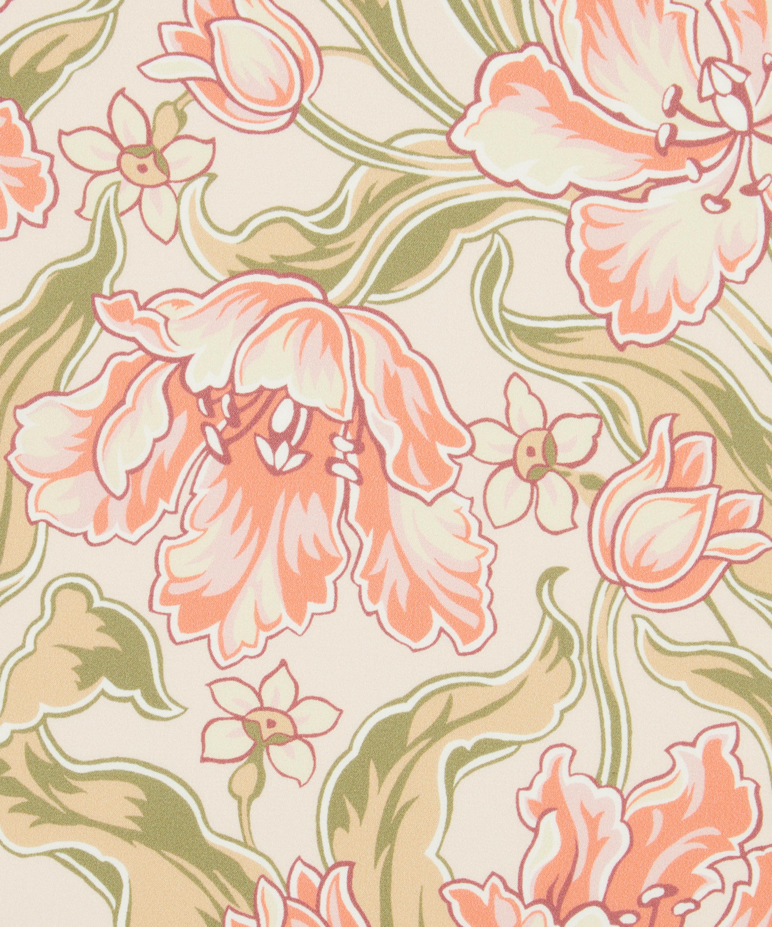 Liberty Fabrics - Archive Tulip Garden Silk Satin