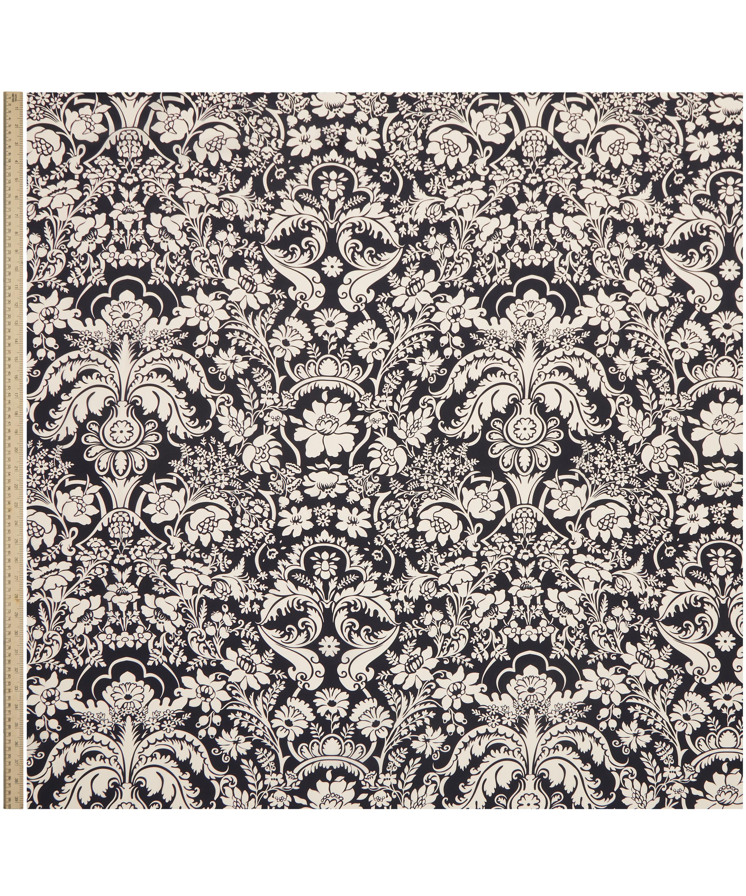 Liberty Fabrics - Flamboyance Silhouette Crepe de Chine image number 1