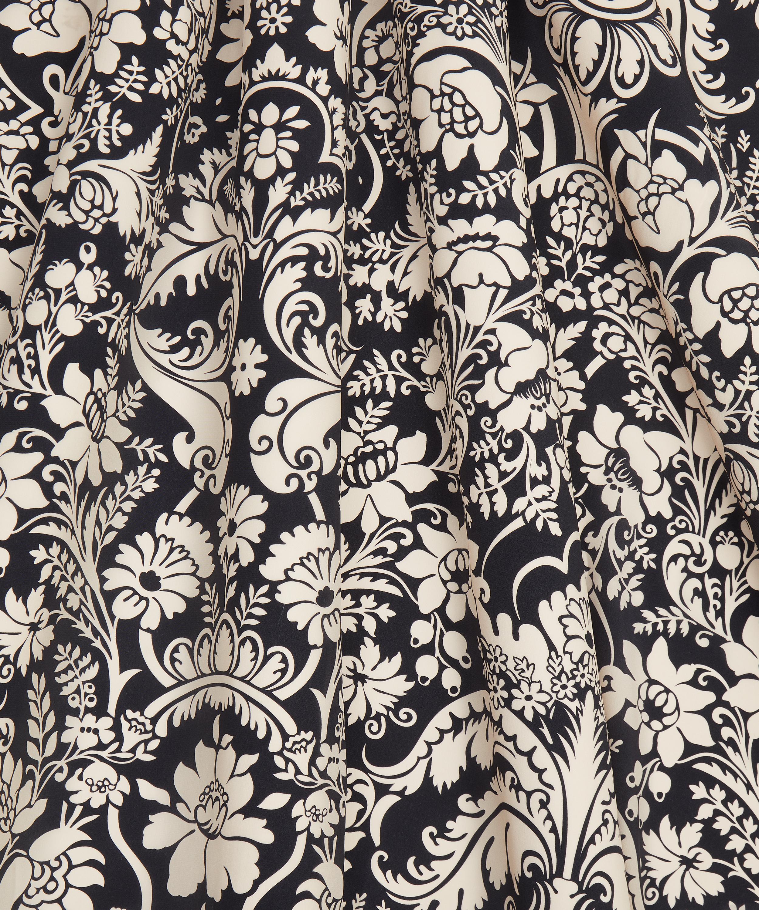 Liberty Fabrics - Flamboyance Silhouette Crepe de Chine image number 2