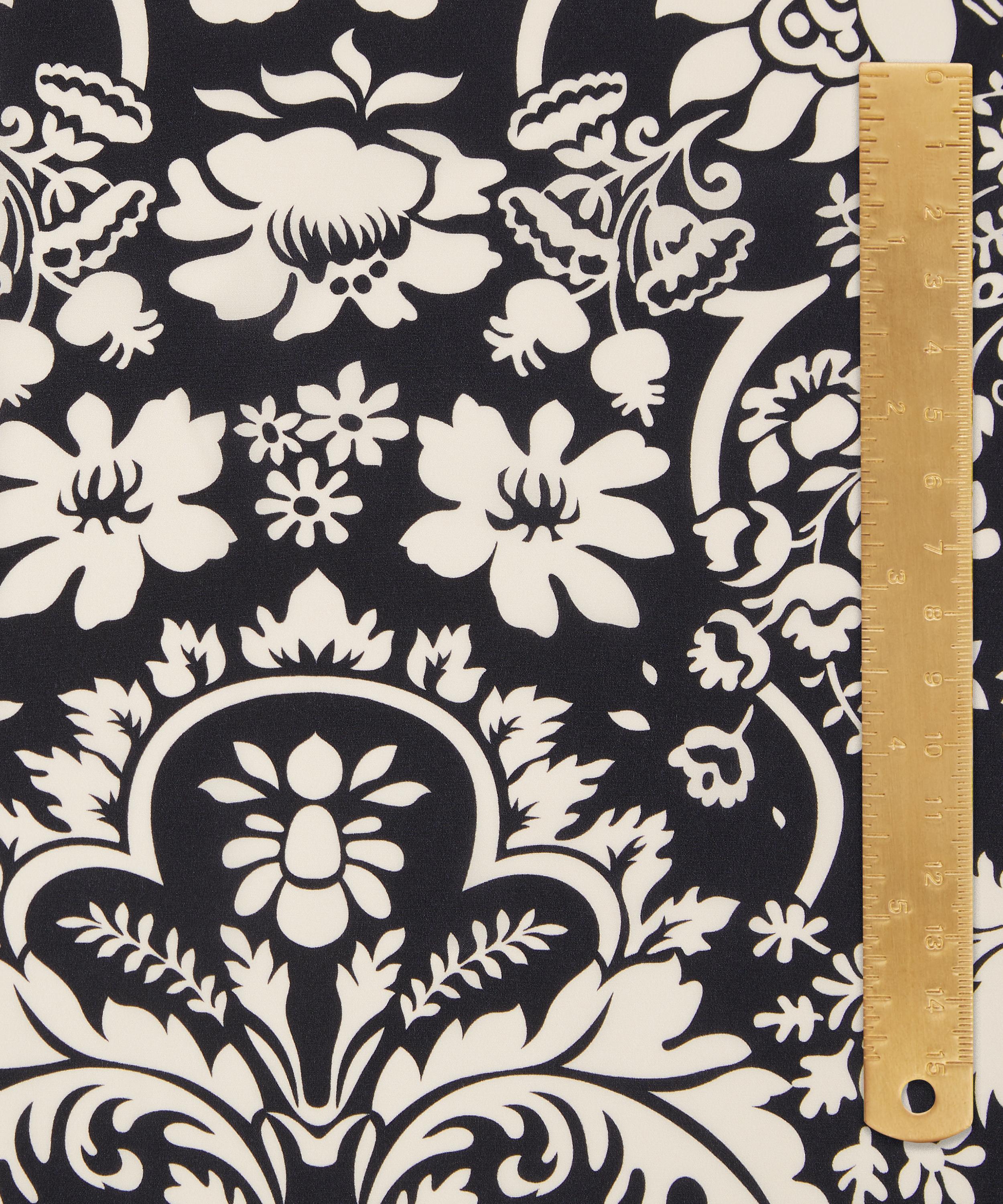 Liberty Fabrics - Flamboyance Silhouette Crepe de Chine image number 4