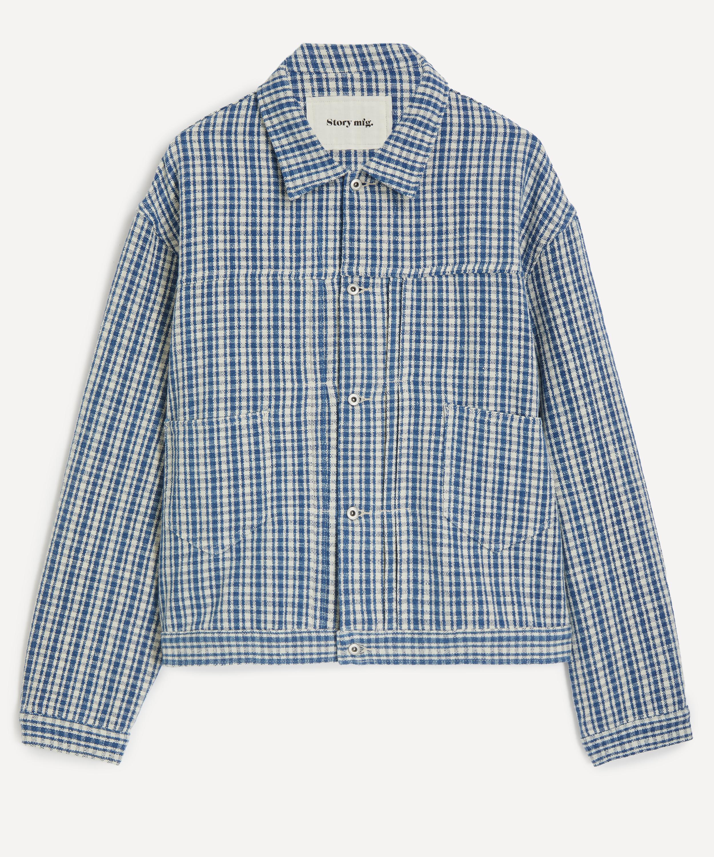 STORY mfg. - Sundae Indigo Wobbly Waffle Jacket