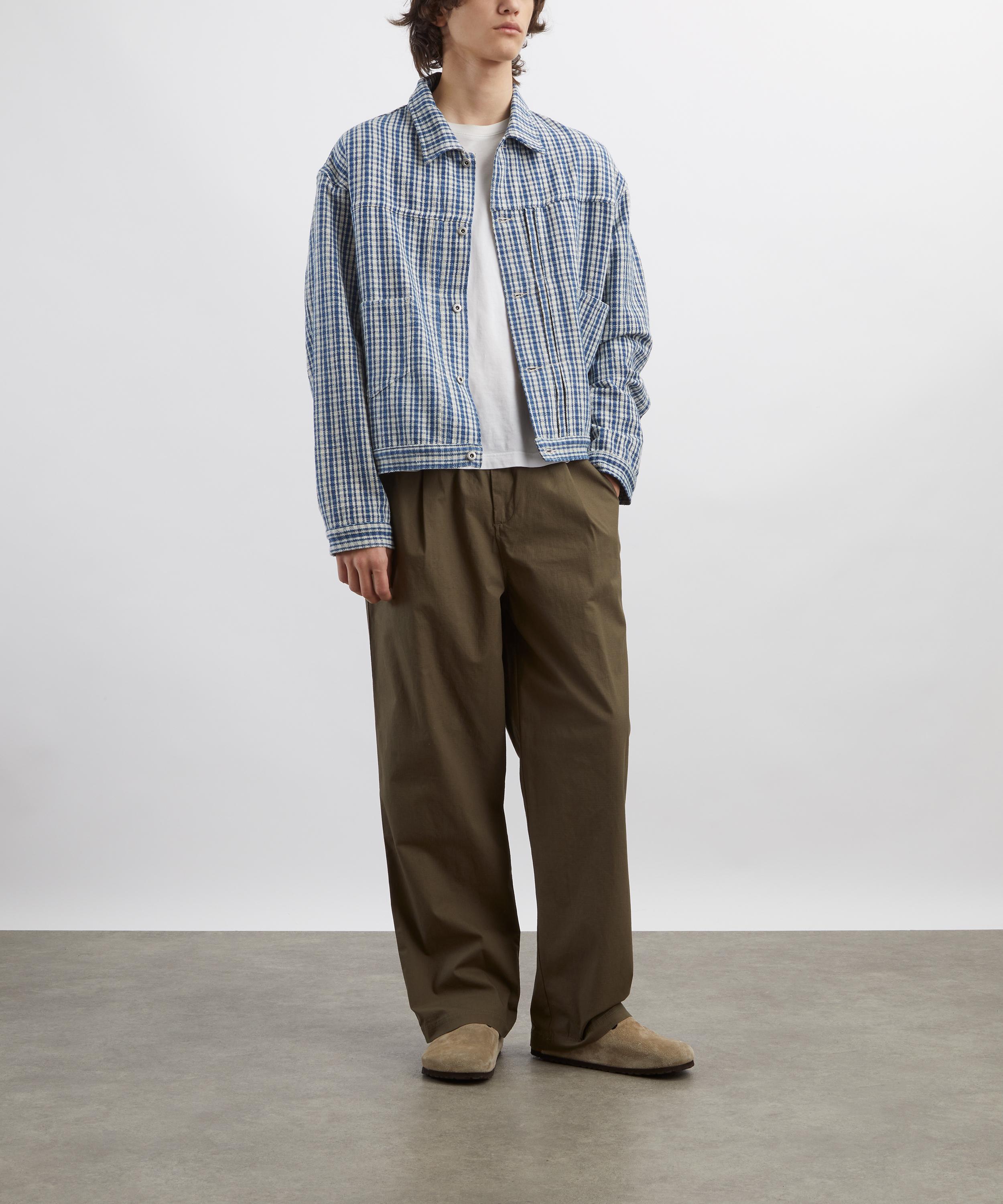 STORY mfg. - Sundae Indigo Wobbly Waffle Jacket image number 1