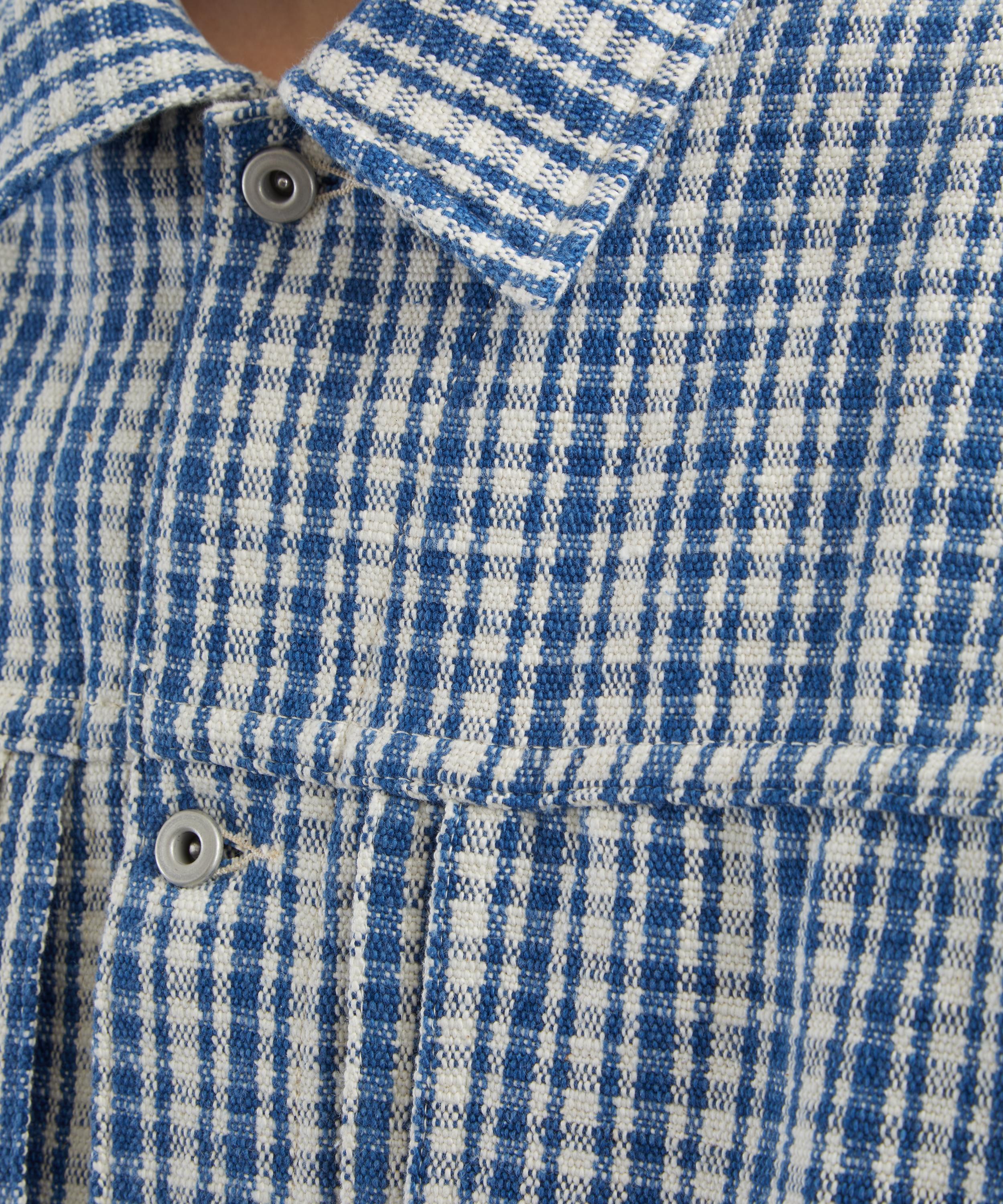 STORY mfg. - Sundae Indigo Wobbly Waffle Jacket image number 4