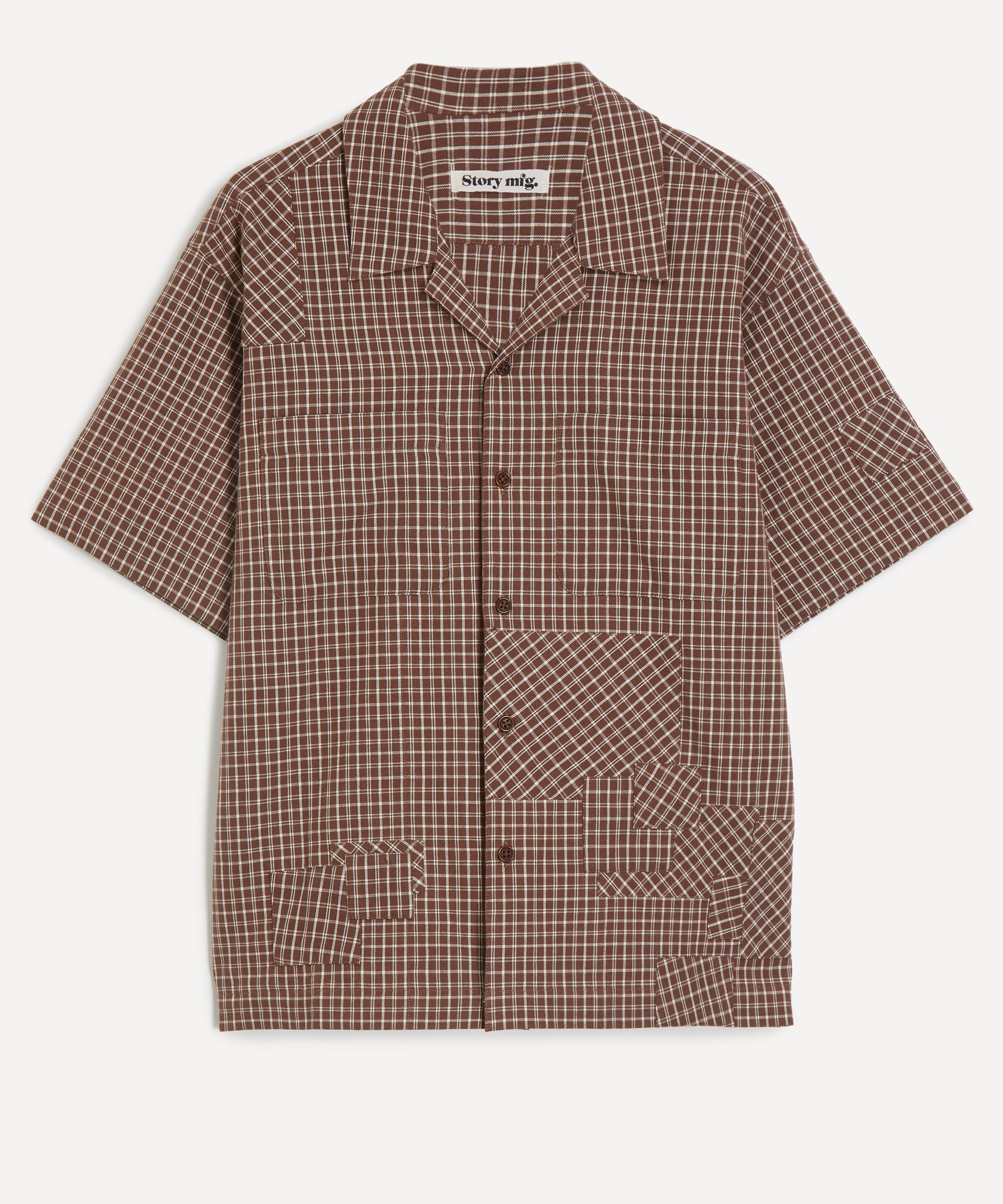STORY mfg. - Pa Brown Check Shirt&nbsp;
