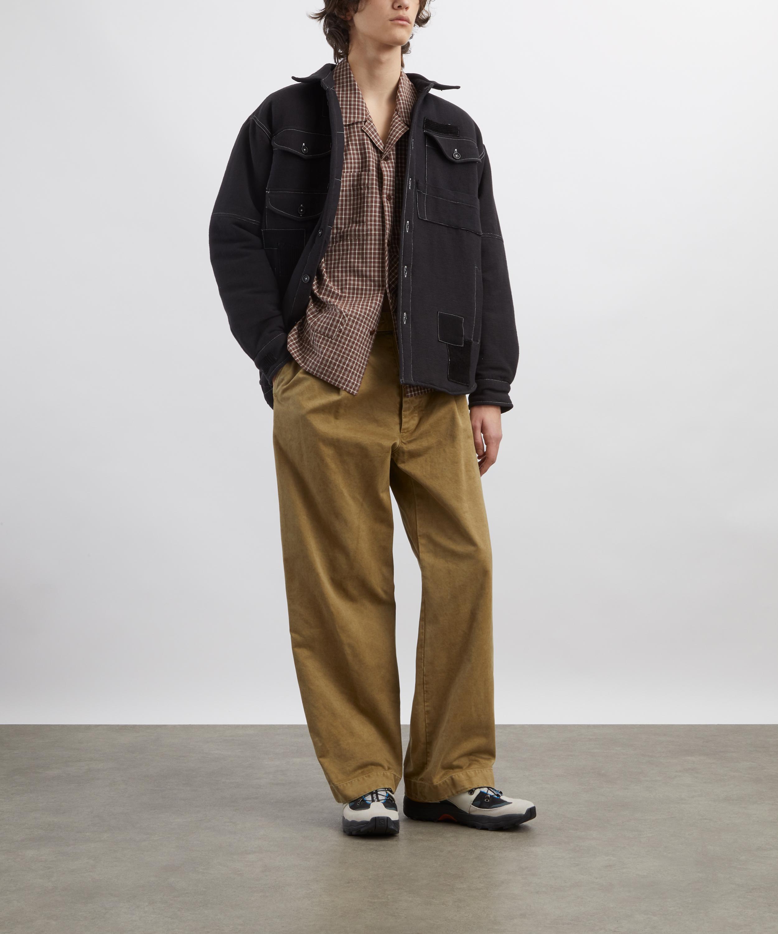 STORY mfg. - Pa Brown Check Shirt&nbsp; image number 1