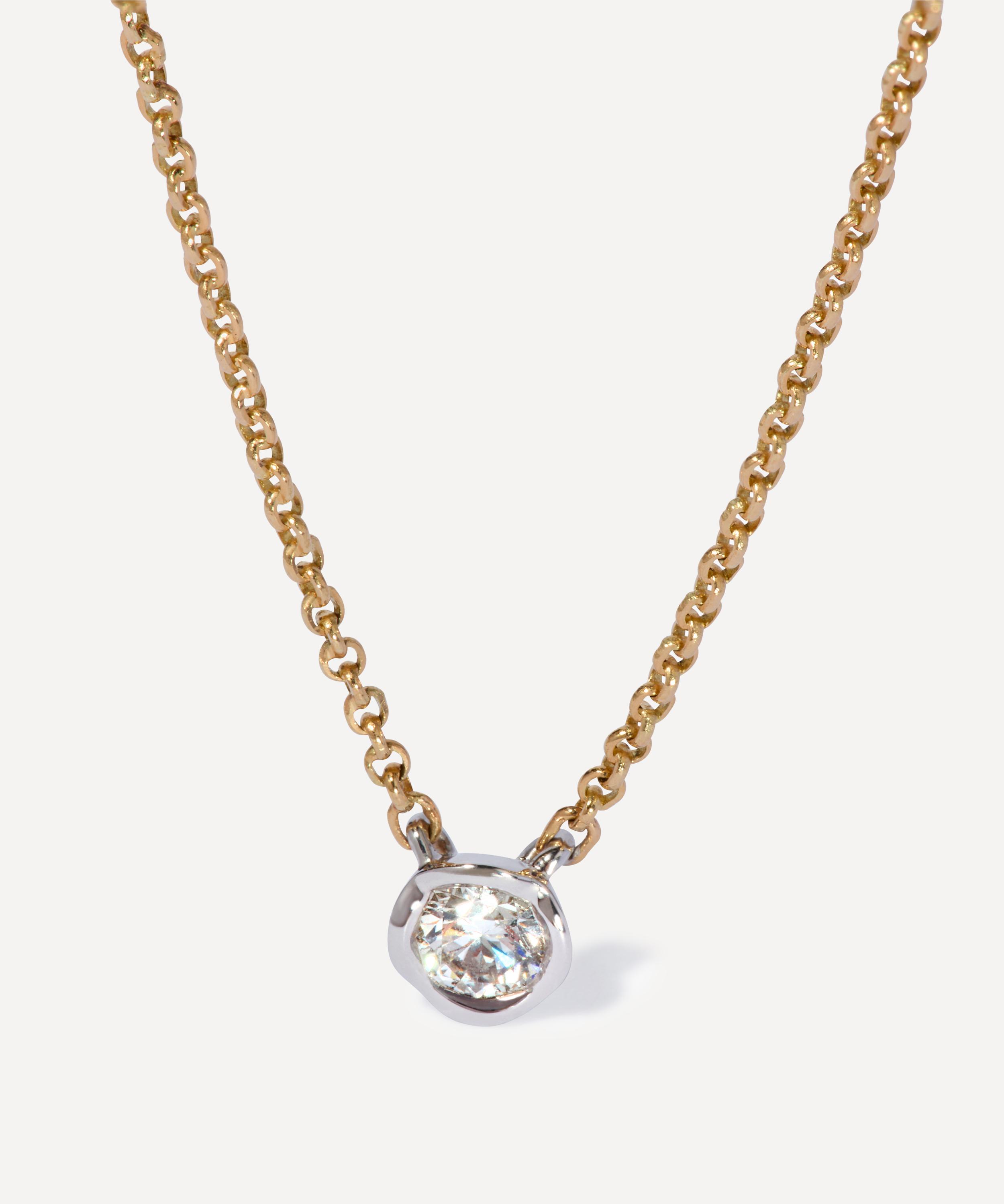 Annoushka - 18ct Gold Whoopsie Daisy Diamond Pendant Necklace image number 0