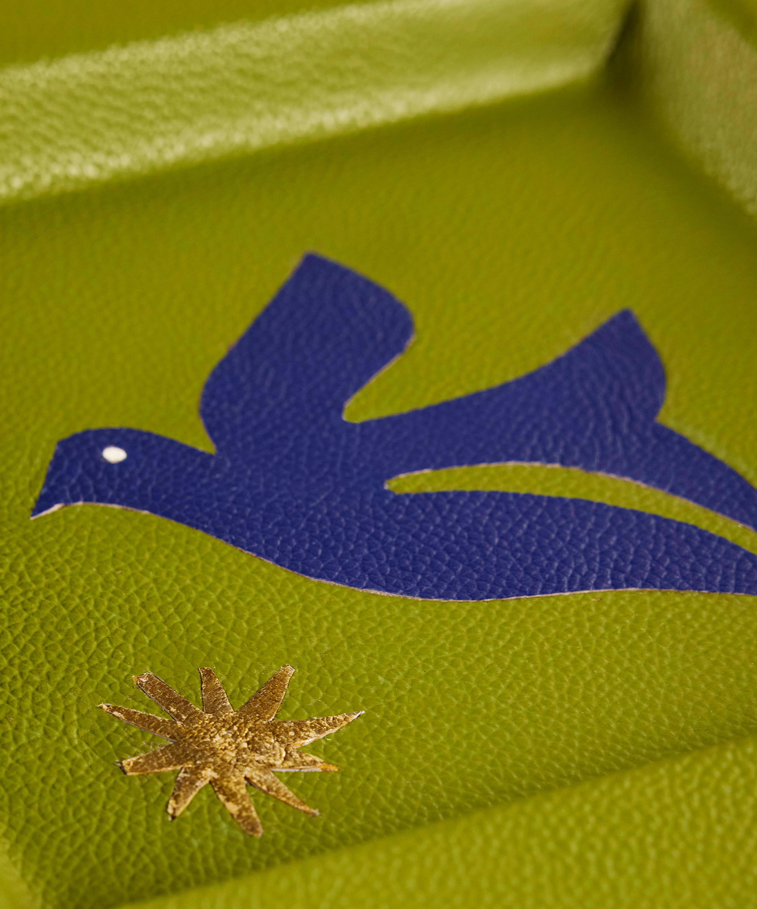 Jonathan Adler - Playa Leather Bird Square Tray image number 2