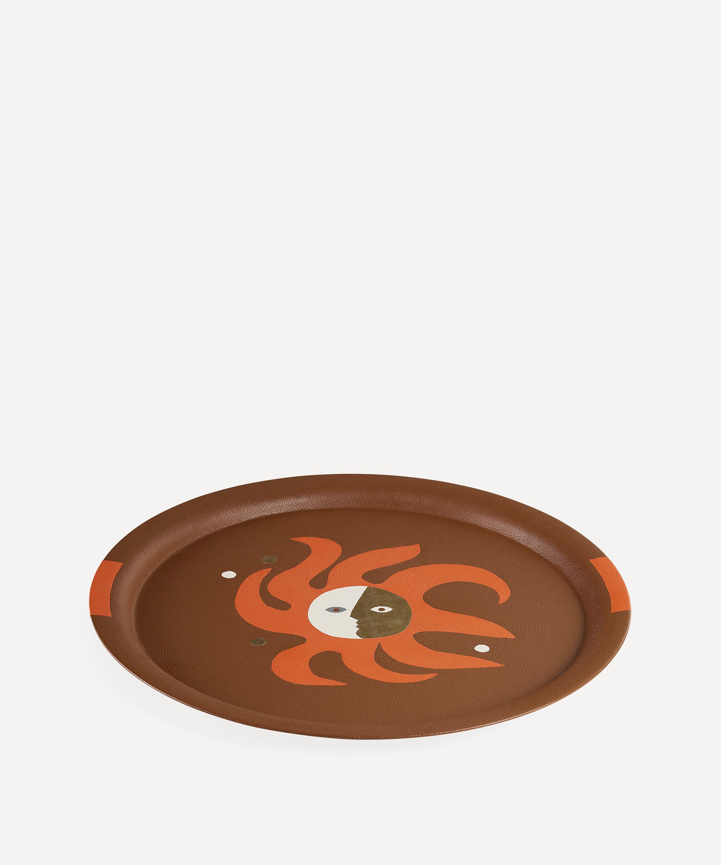 Jonathan Adler - Playa Leather Sun Tray image number 1