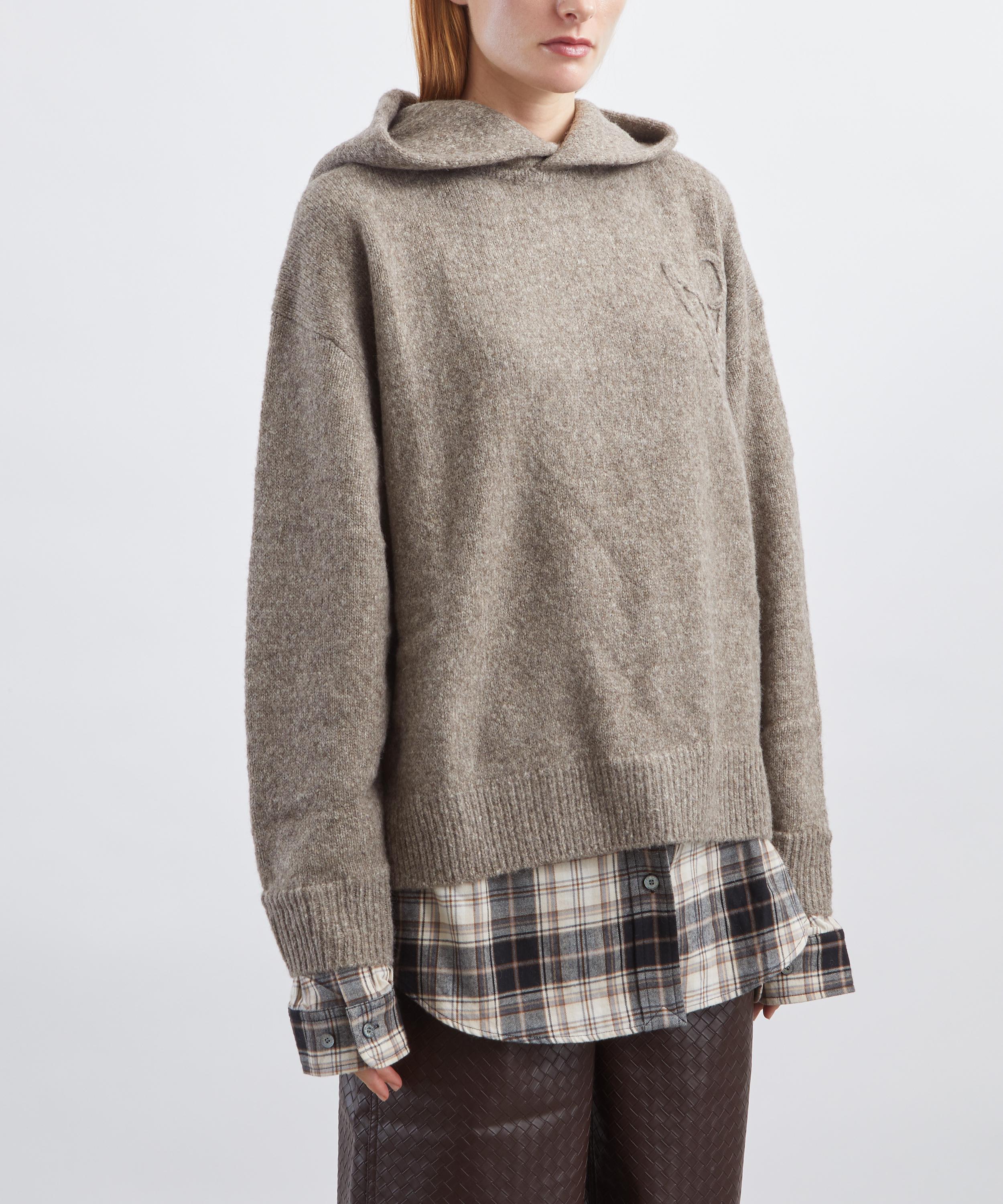 Acne Studios - Layered Wool Hoodie image number 2