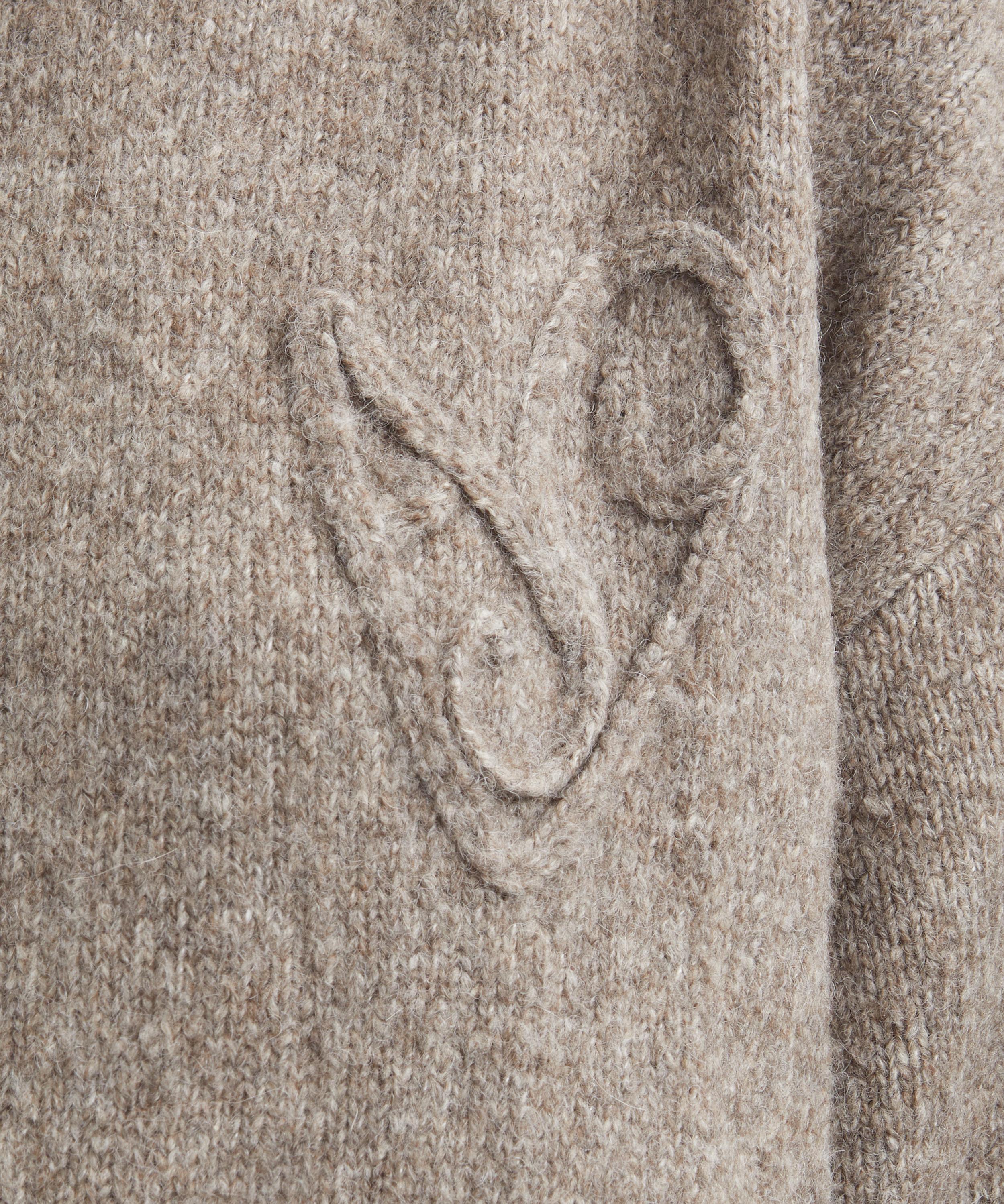 Acne Studios - Layered Wool Hoodie image number 4