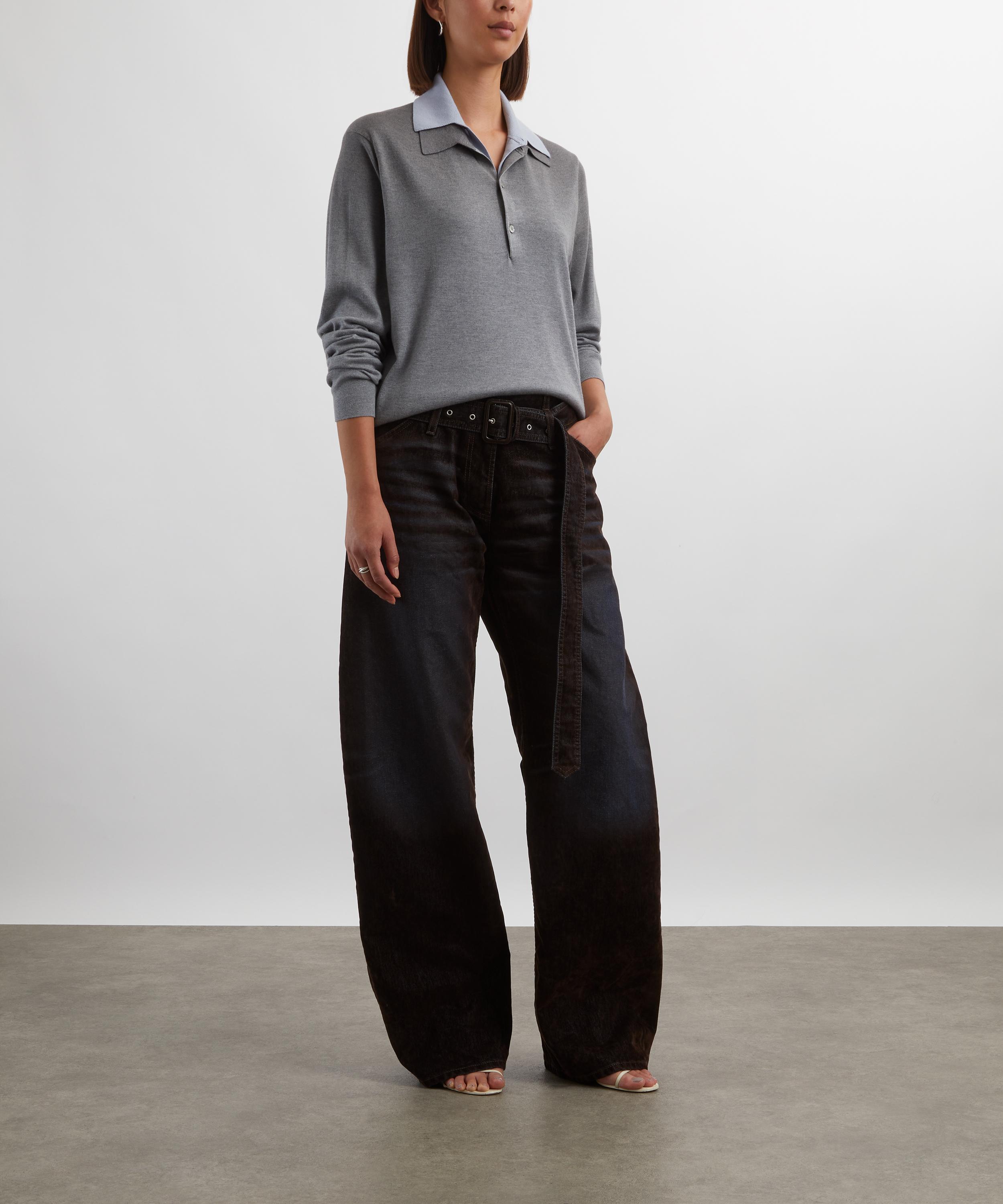 Acne Studios - Layered Silk Jumper image number 1
