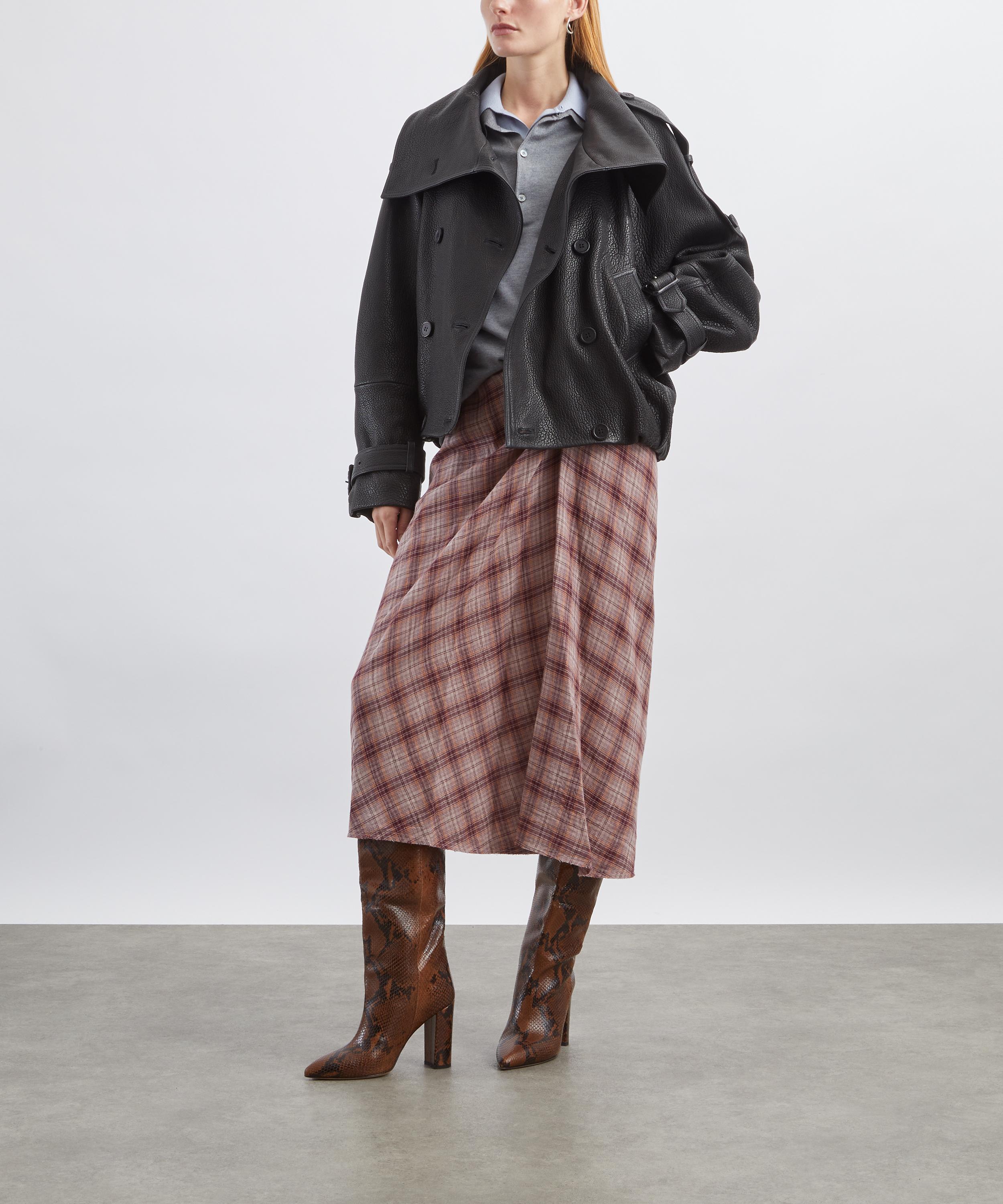 Acne Studios - Leather Trench Jacket image number 1