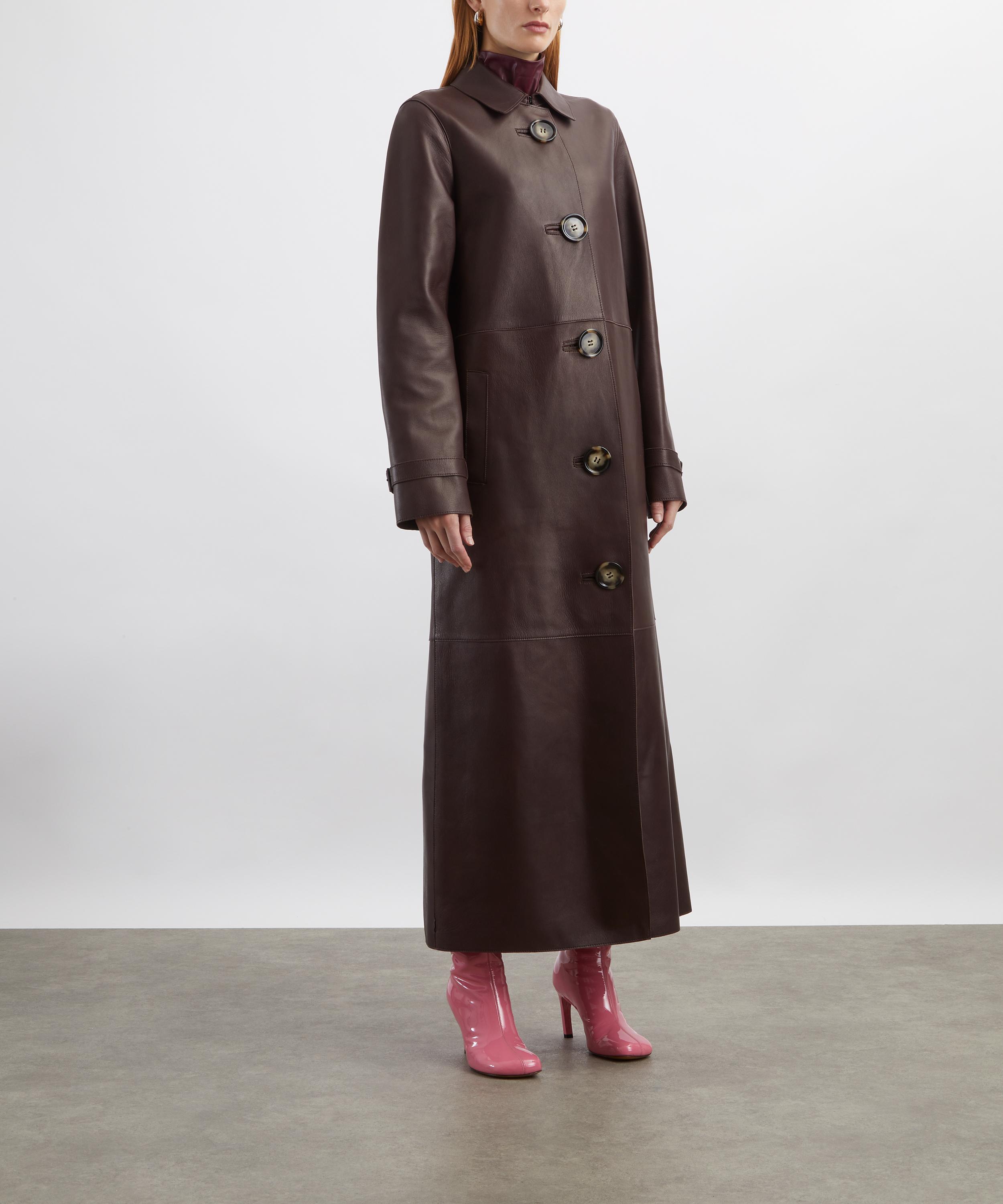 Acne Studios - Leather Coat image number 2