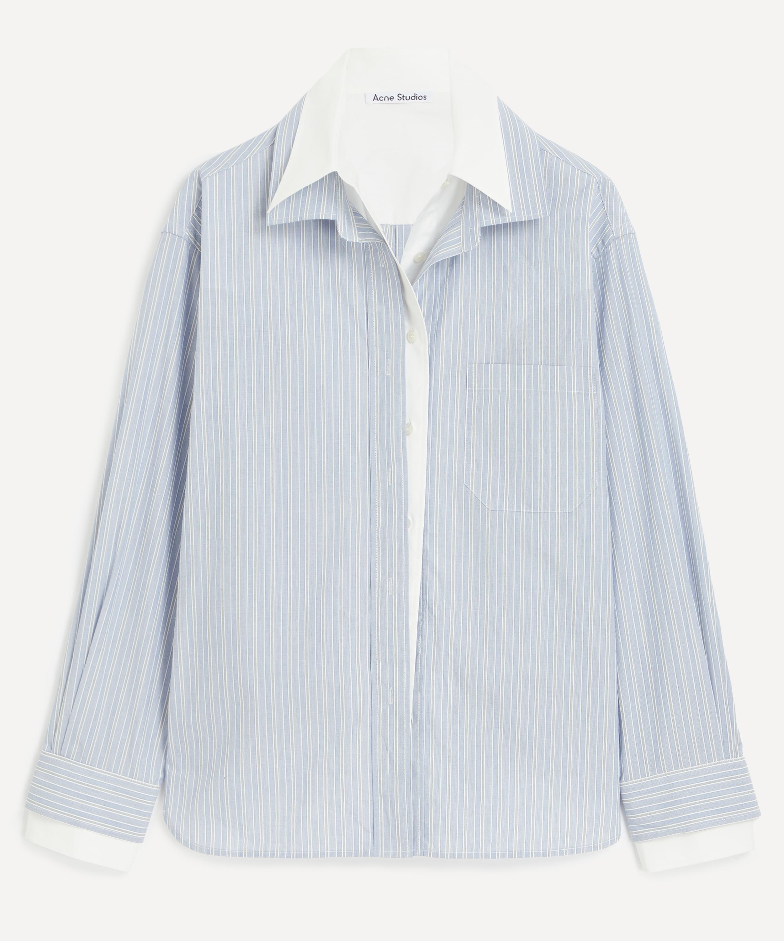 Acne Studios - Blue Layered Button-Up Shirt image number 0