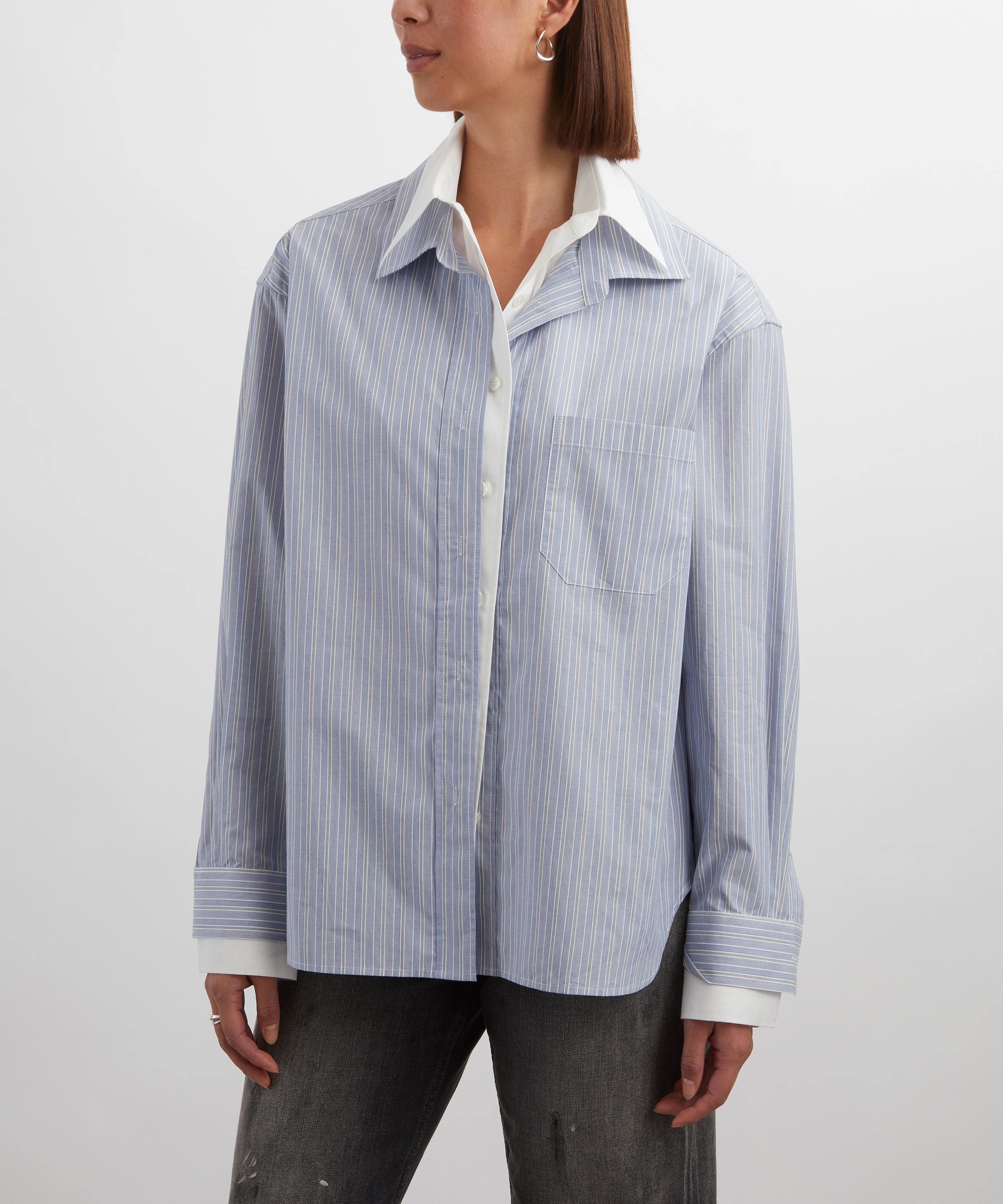 Acne Studios - Blue Layered Button-Up Shirt image number 2