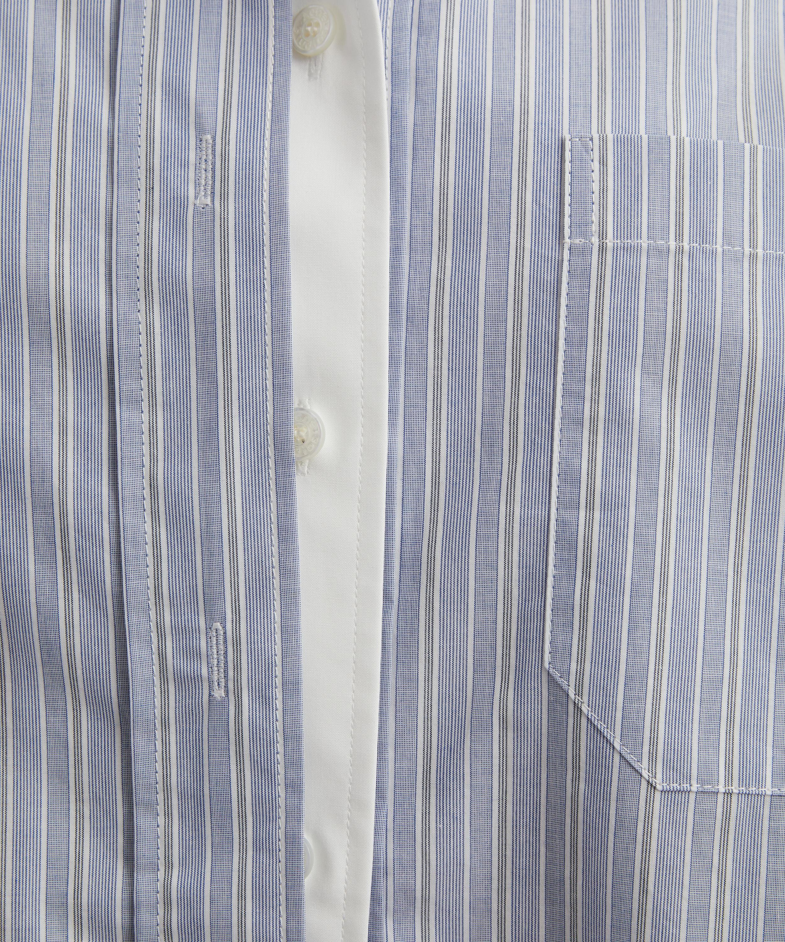 Acne Studios - Blue Layered Button-Up Shirt image number 4