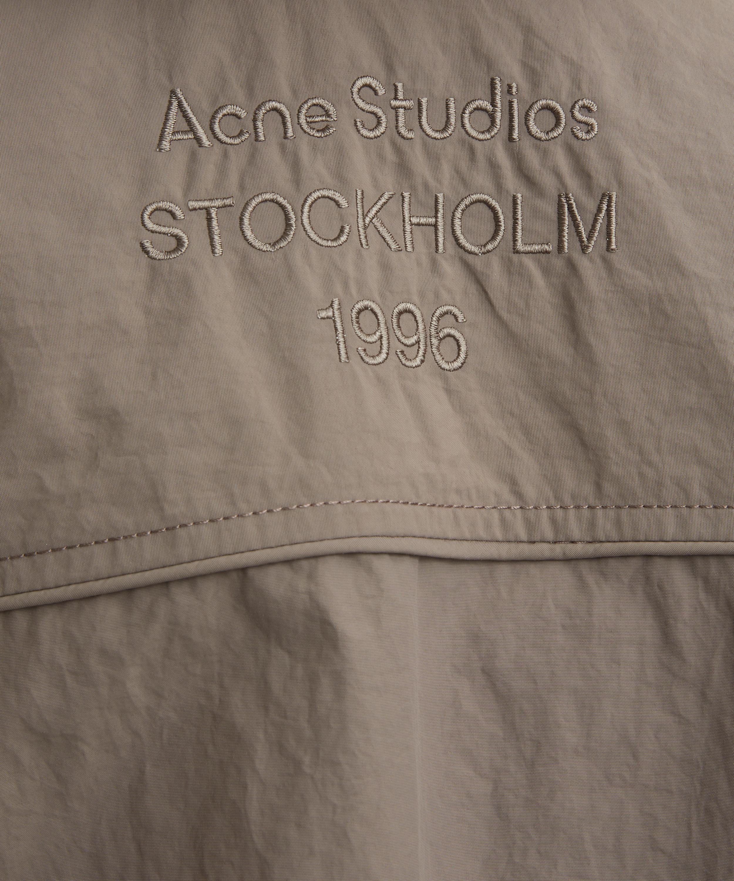 Acne Studios - Mud Grey Nylon Jacket image number 4