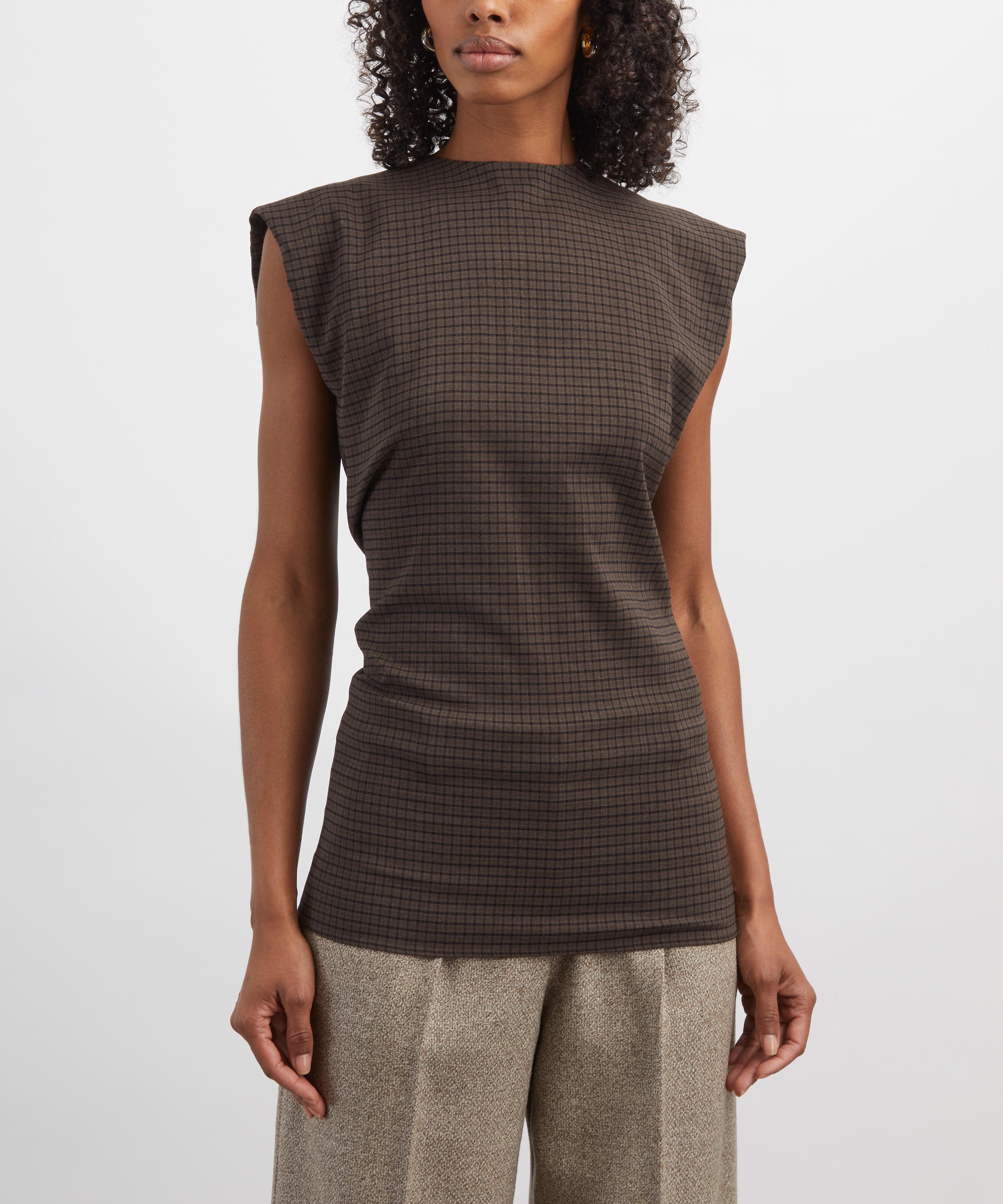 Acne Studios - Tanado Check Top image number 2