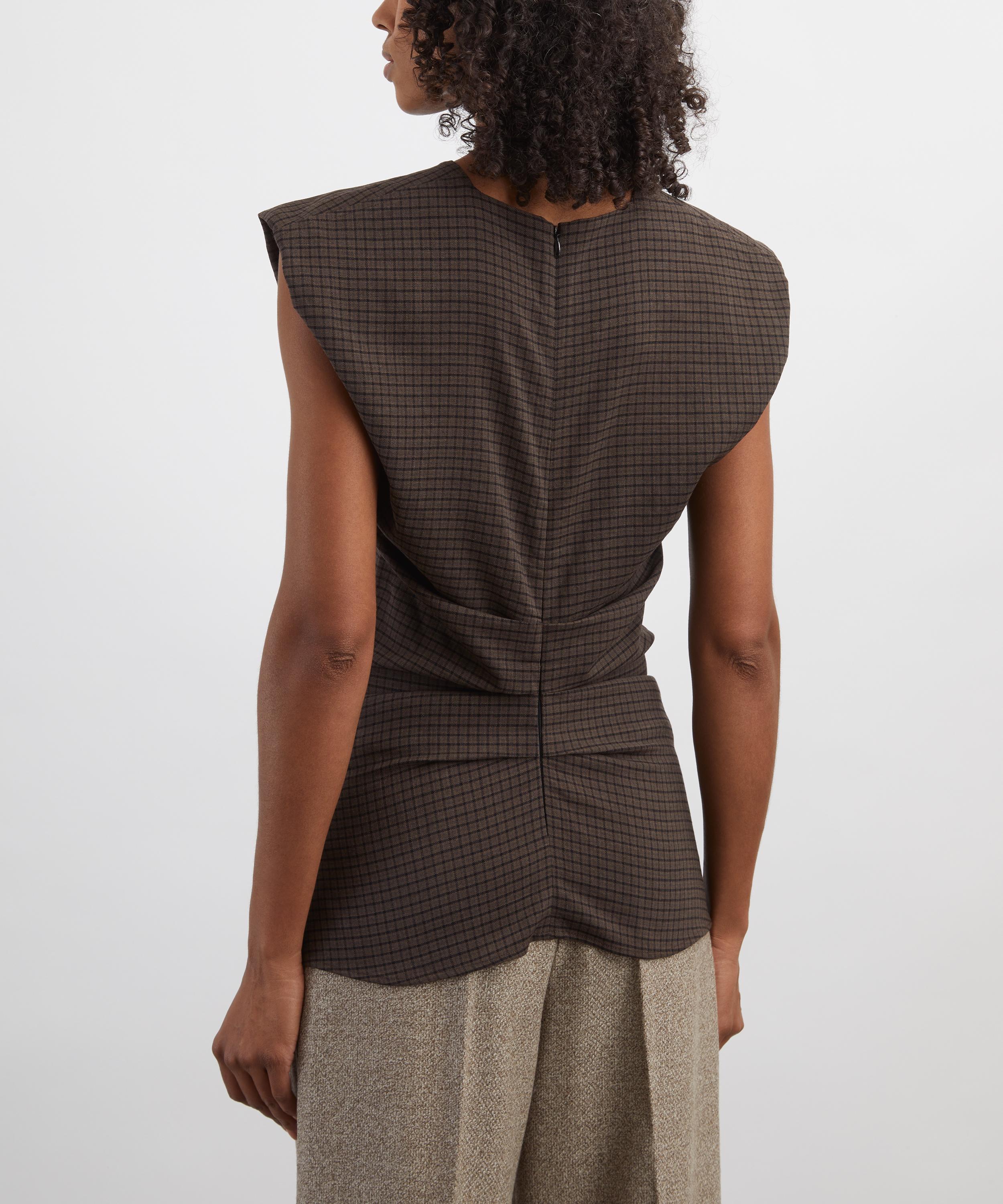 Acne Studios - Tanado Check Top image number 3