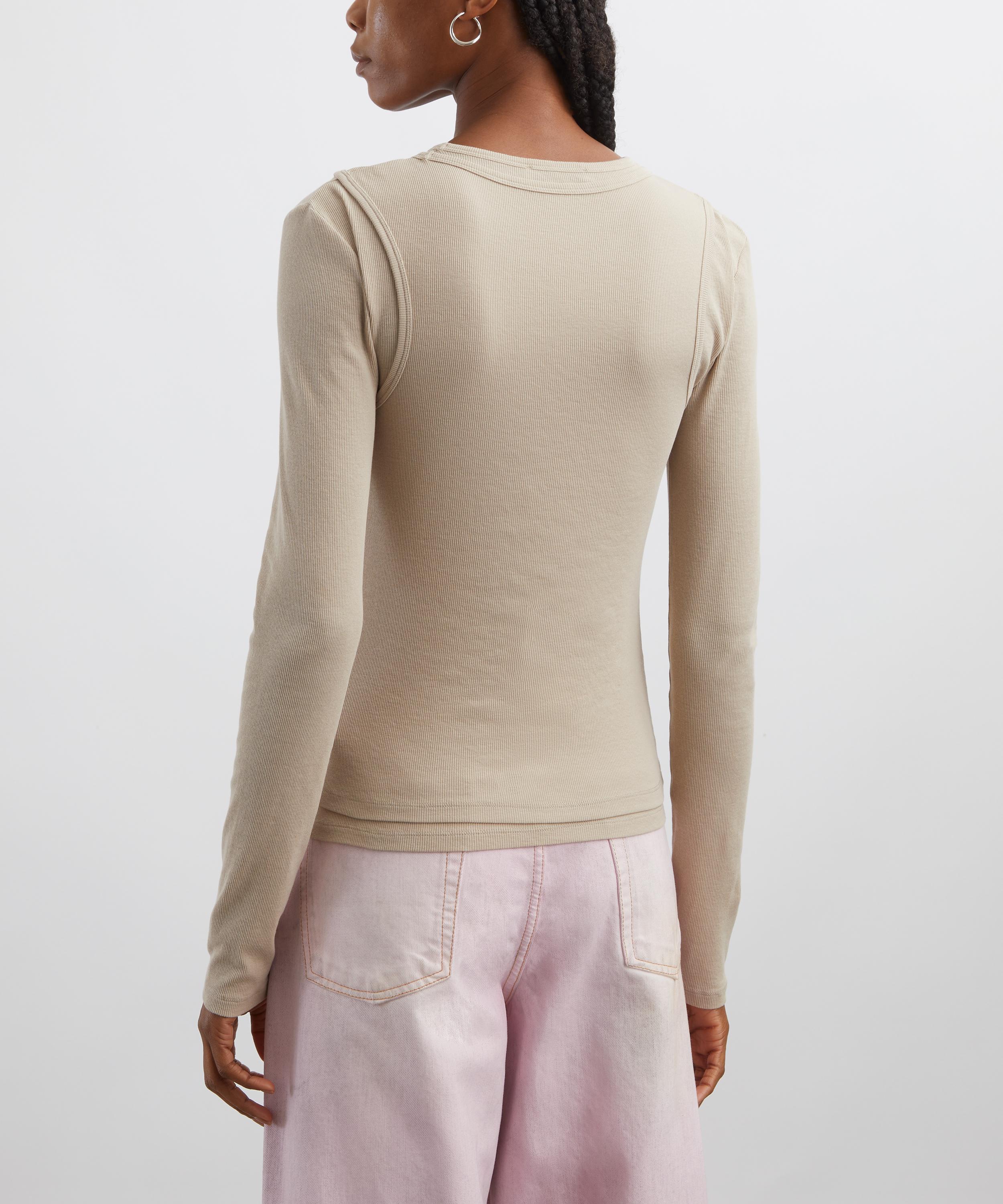 Acne Studios - Layered Long-Sleeve T-Shirt image number 3