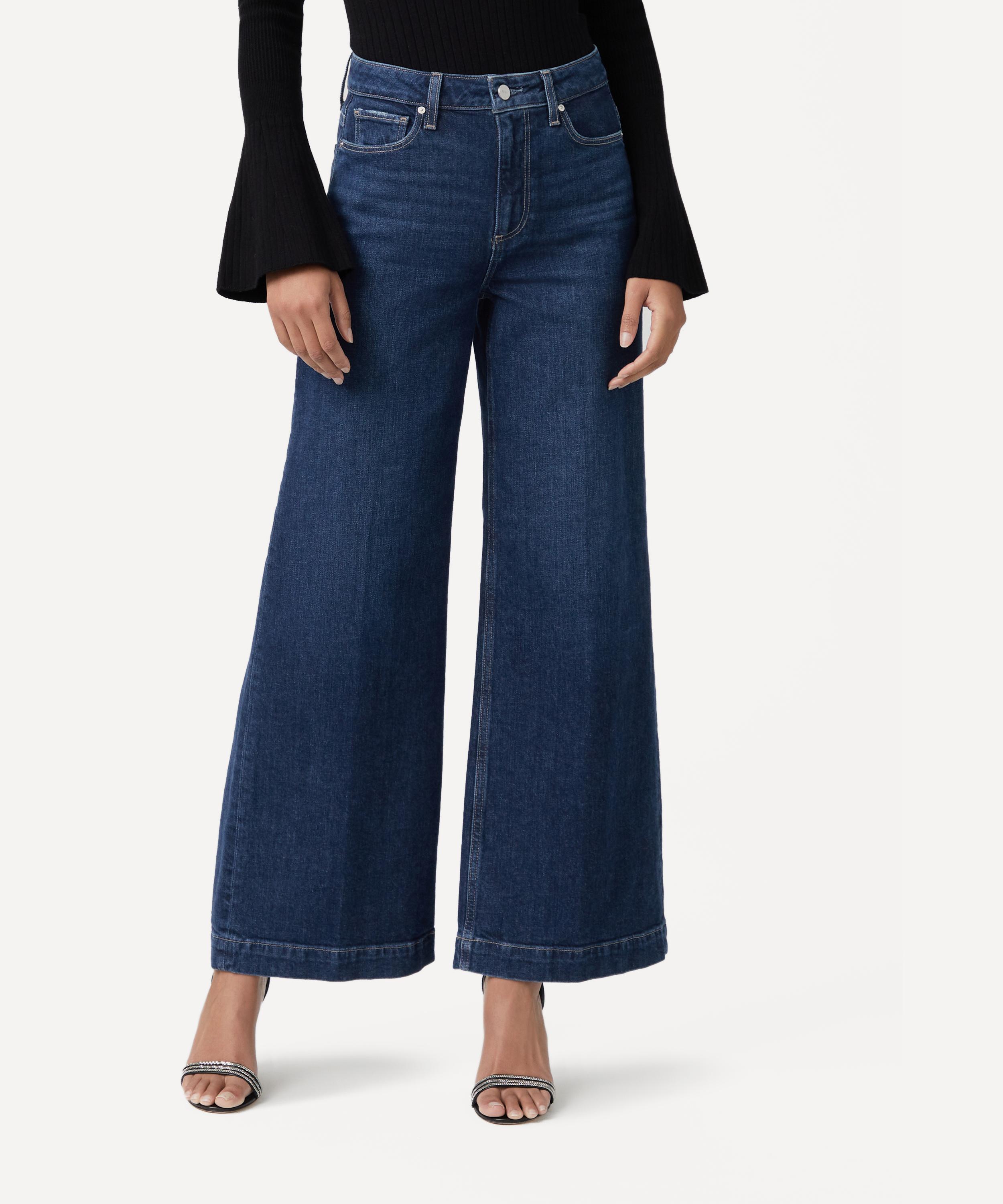 Paige - Harper Wide-Leg Jeans in Gracie Lou image number 1