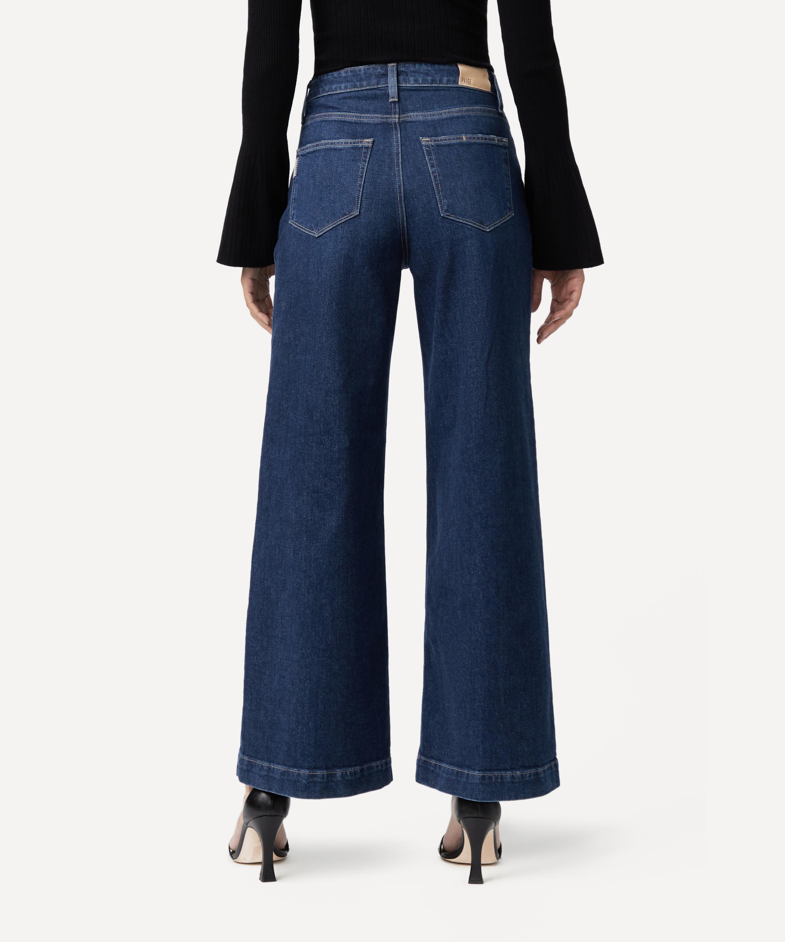 Paige - Harper Wide-Leg Jeans in Gracie Lou image number 4