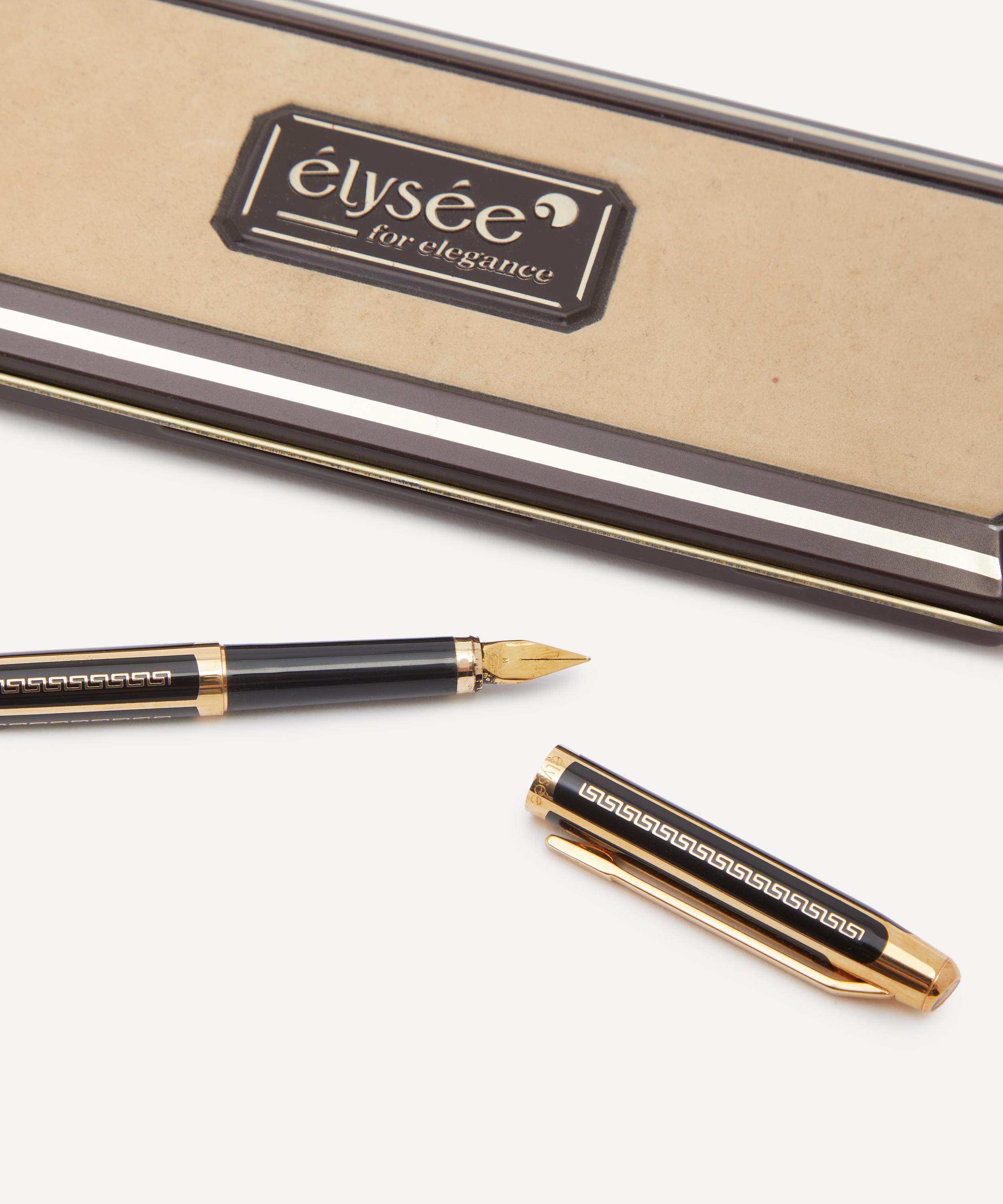 Vintage - Elysee Black Laque Fountain Pen image number 3