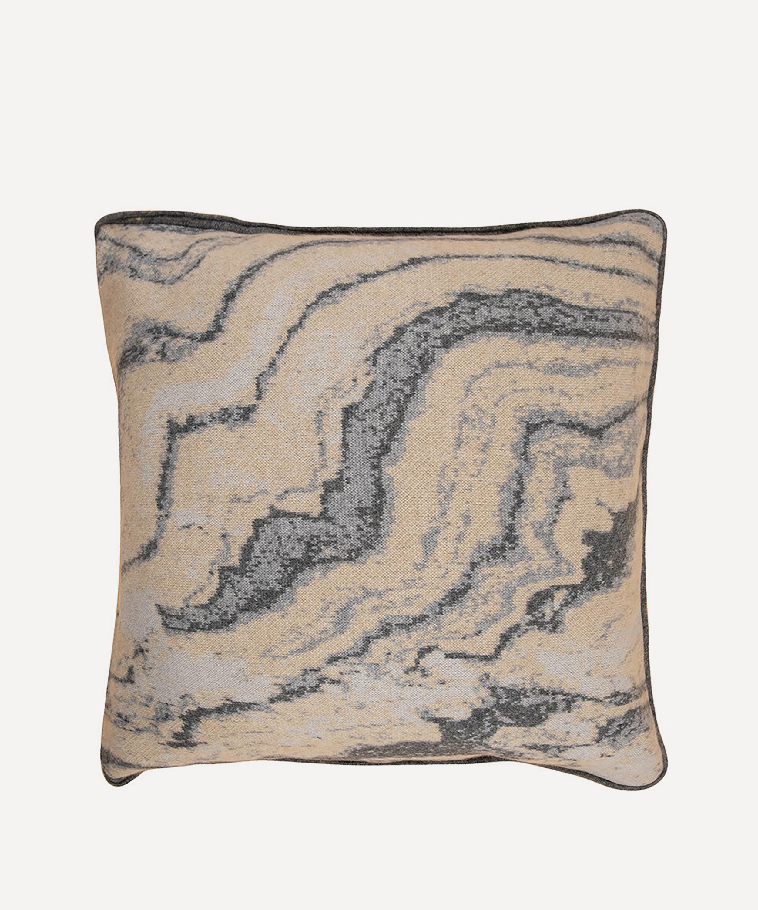 SAVED NY - Marble Luna Cashmere Cushion