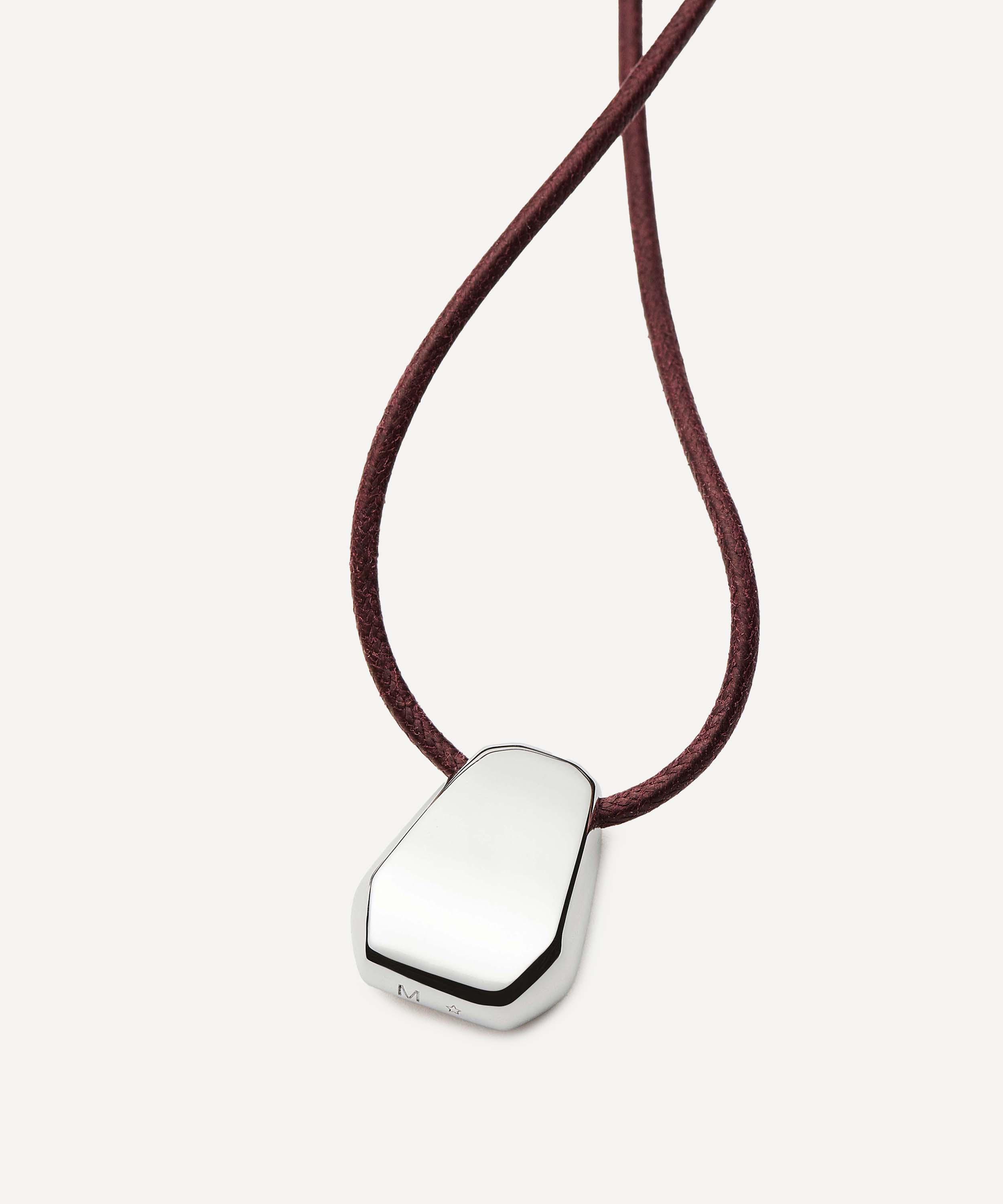 Missoma - X Lucy Williams Rhodium-Plated Arco Pendant Necklace