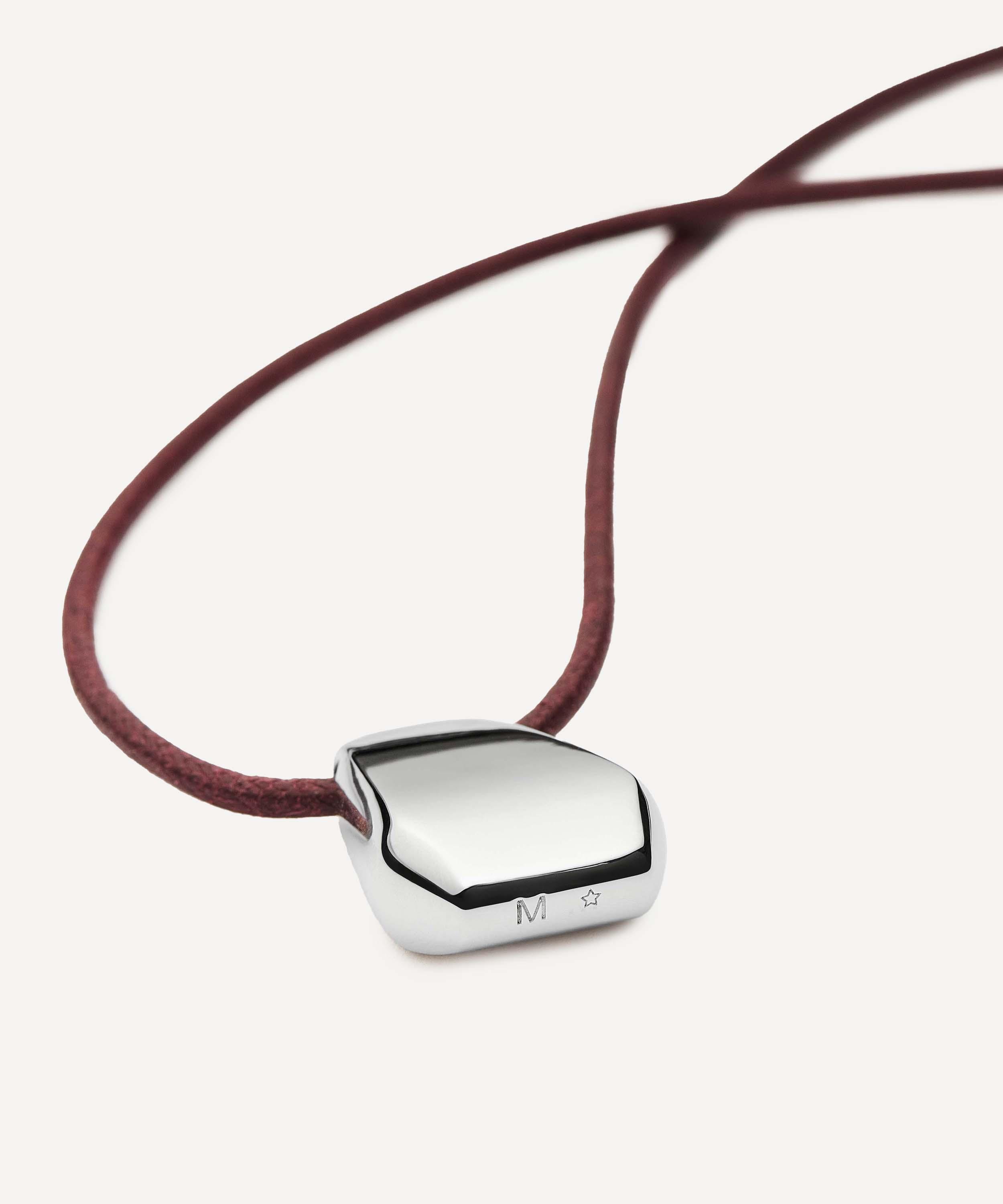 Missoma X Lucy Williams Rhodium-Plated Arco Pendant Necklace