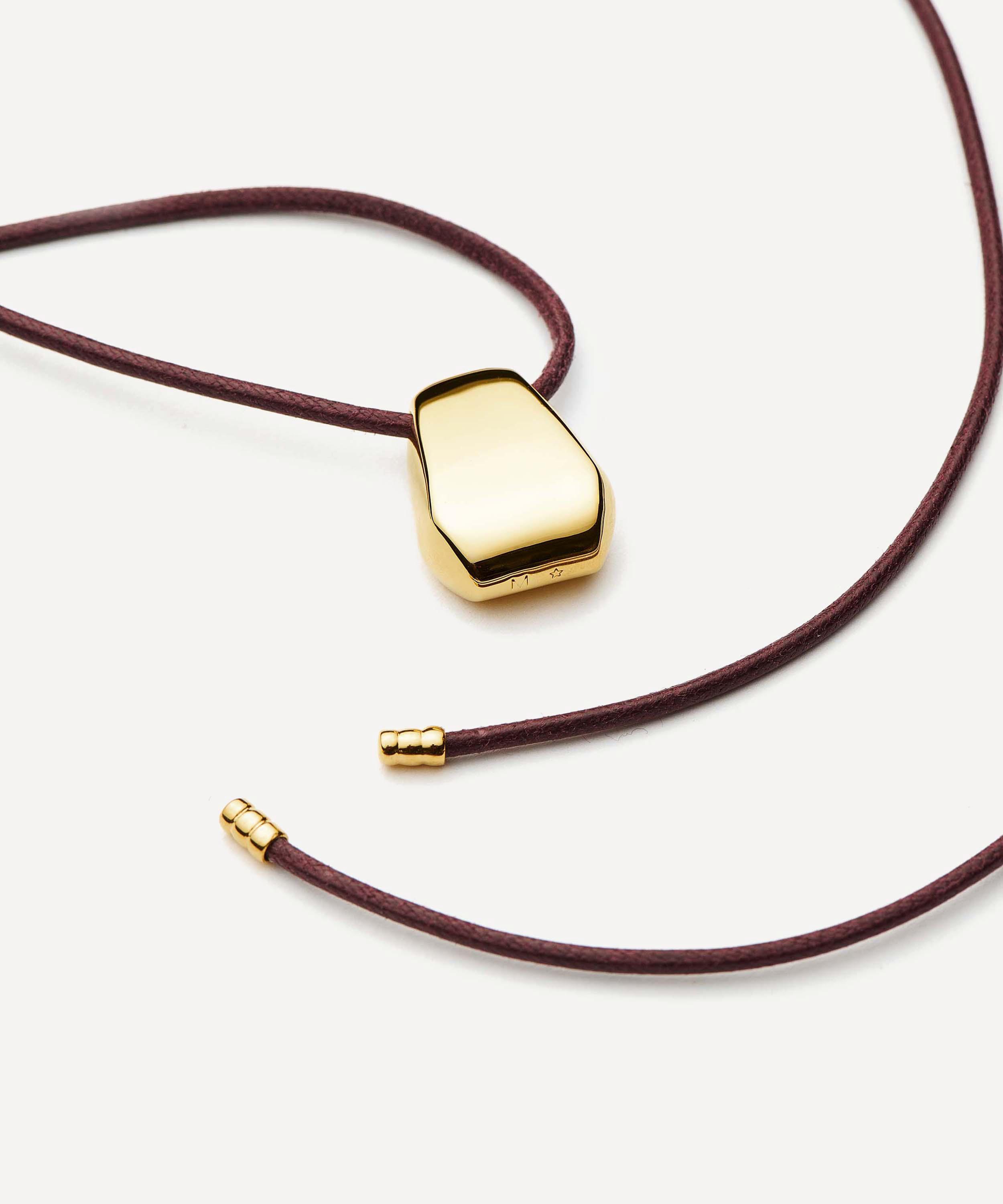 Missoma - X Lucy Williams 18ct Gold-Plated Arco Pendant Necklace image number 3