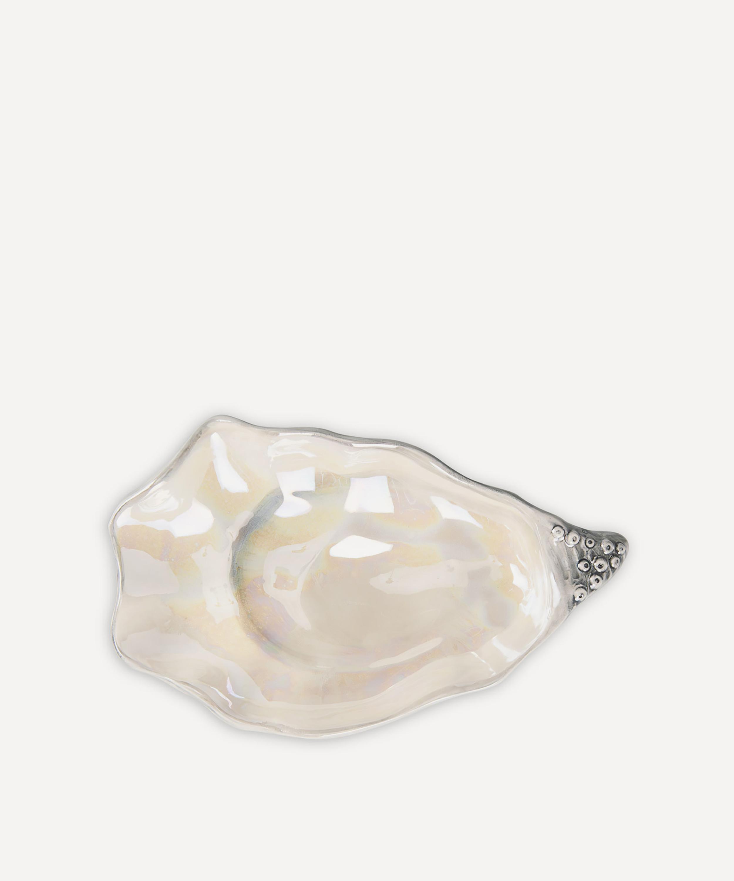 Edelweiss - Mother of Pearl Small Oyster Platter